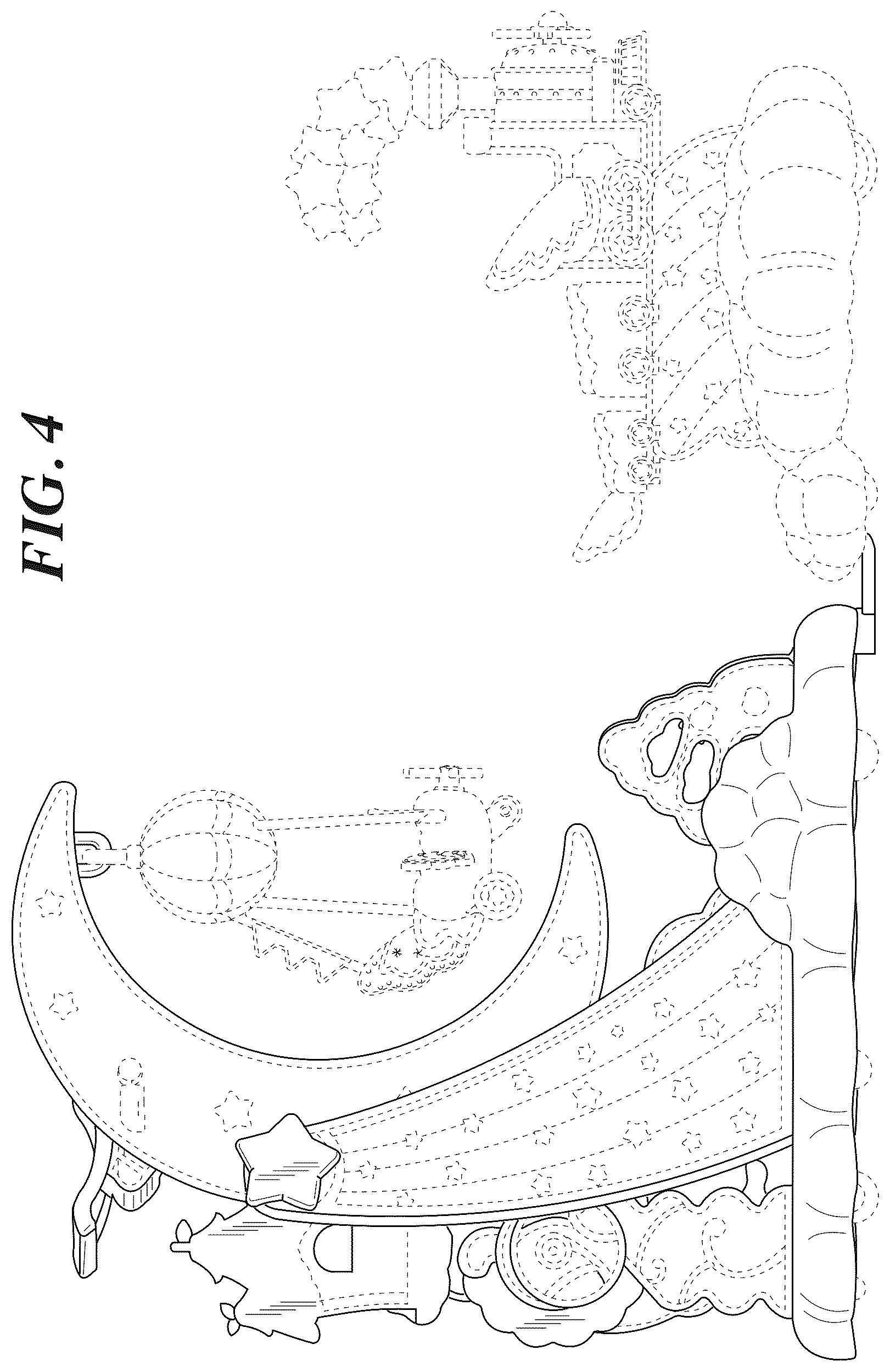 Patent USD1124166 Figure 4 – Toy parade float