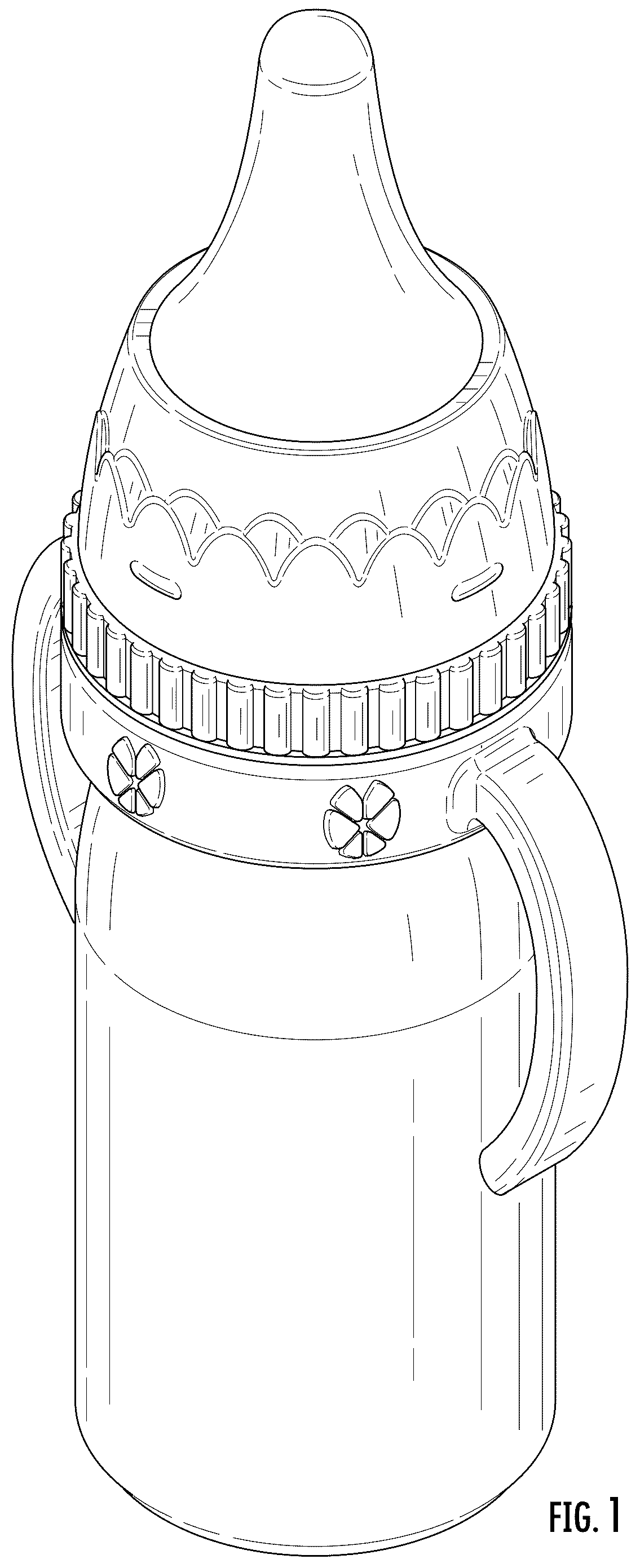 Patent USD1124170 — Baby bottle toy — Figure 1