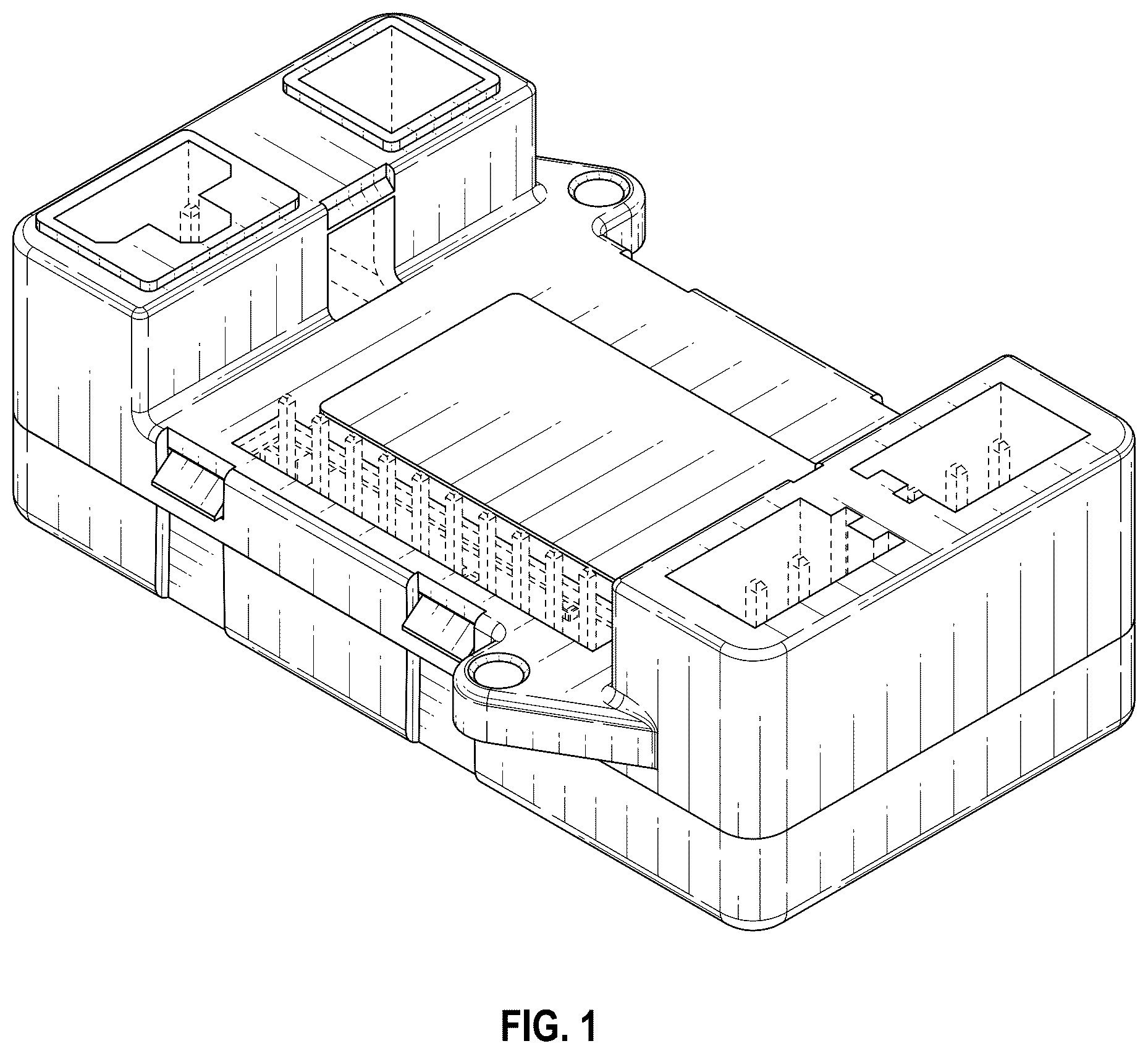 Patent USD1124171 — Model vehicle electronics case base — Figure 1