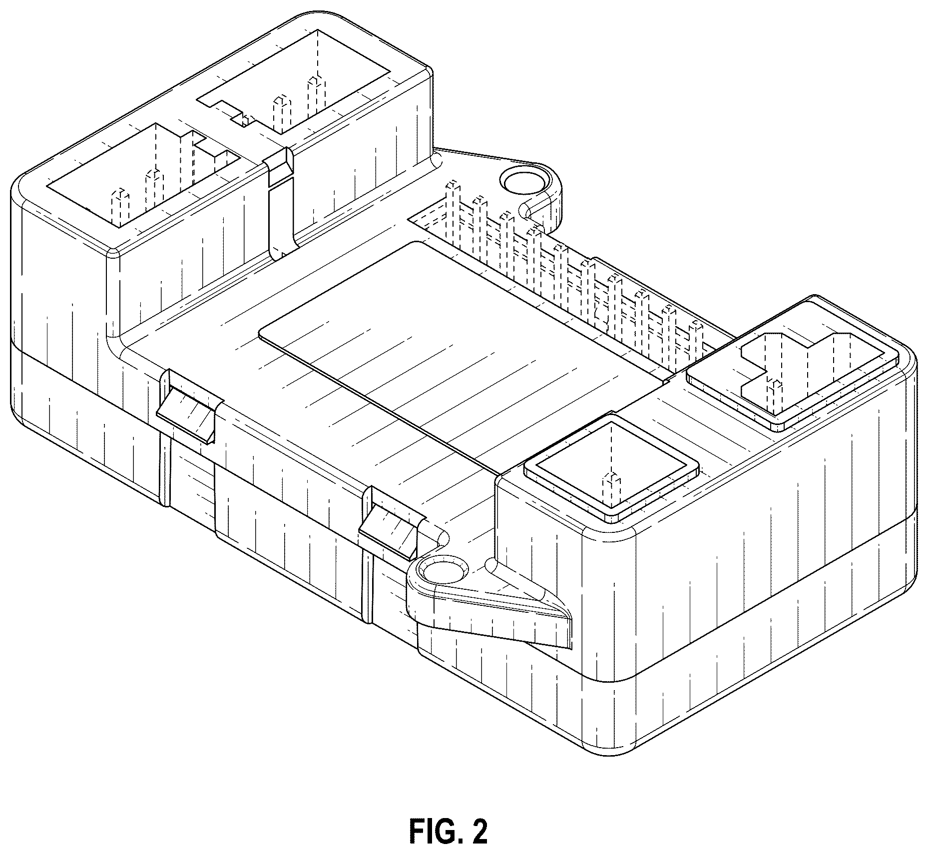 Patent USD1124171 Figure 2 – Model vehicle electronics case base