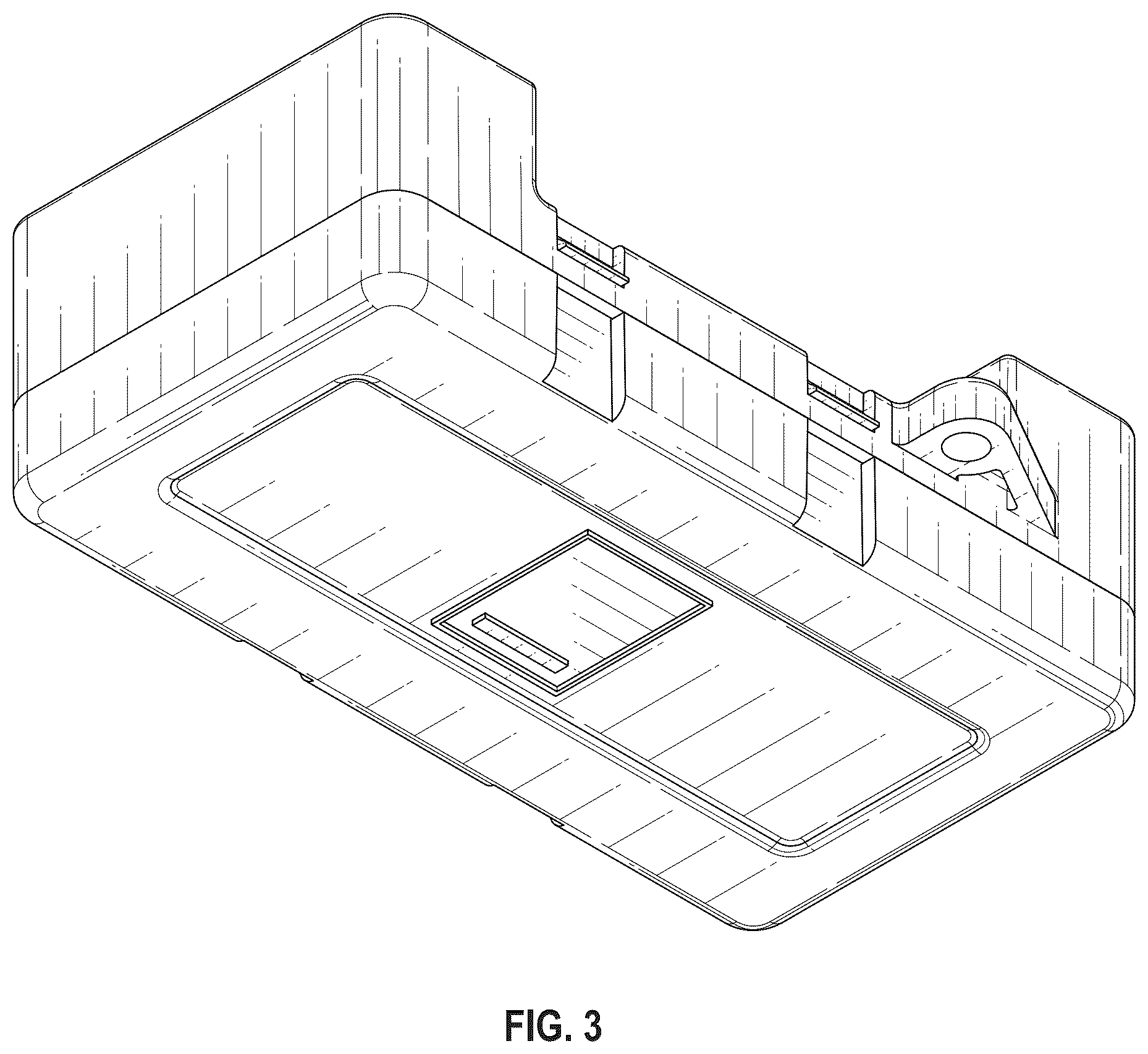 Patent USD1124171 Figure 3 – Model vehicle electronics case base
