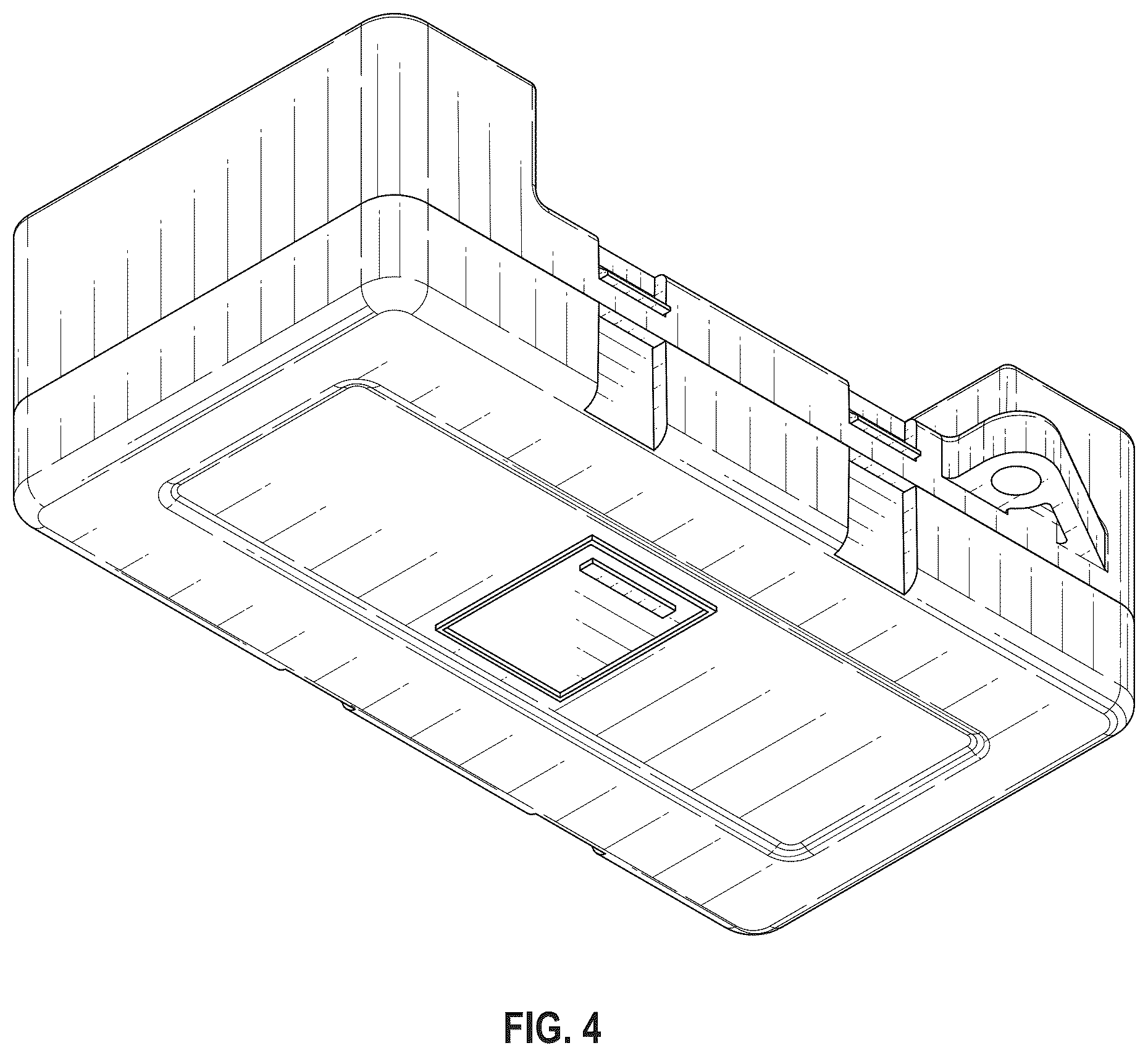 Patent USD1124171 Figure 4 – Model vehicle electronics case base