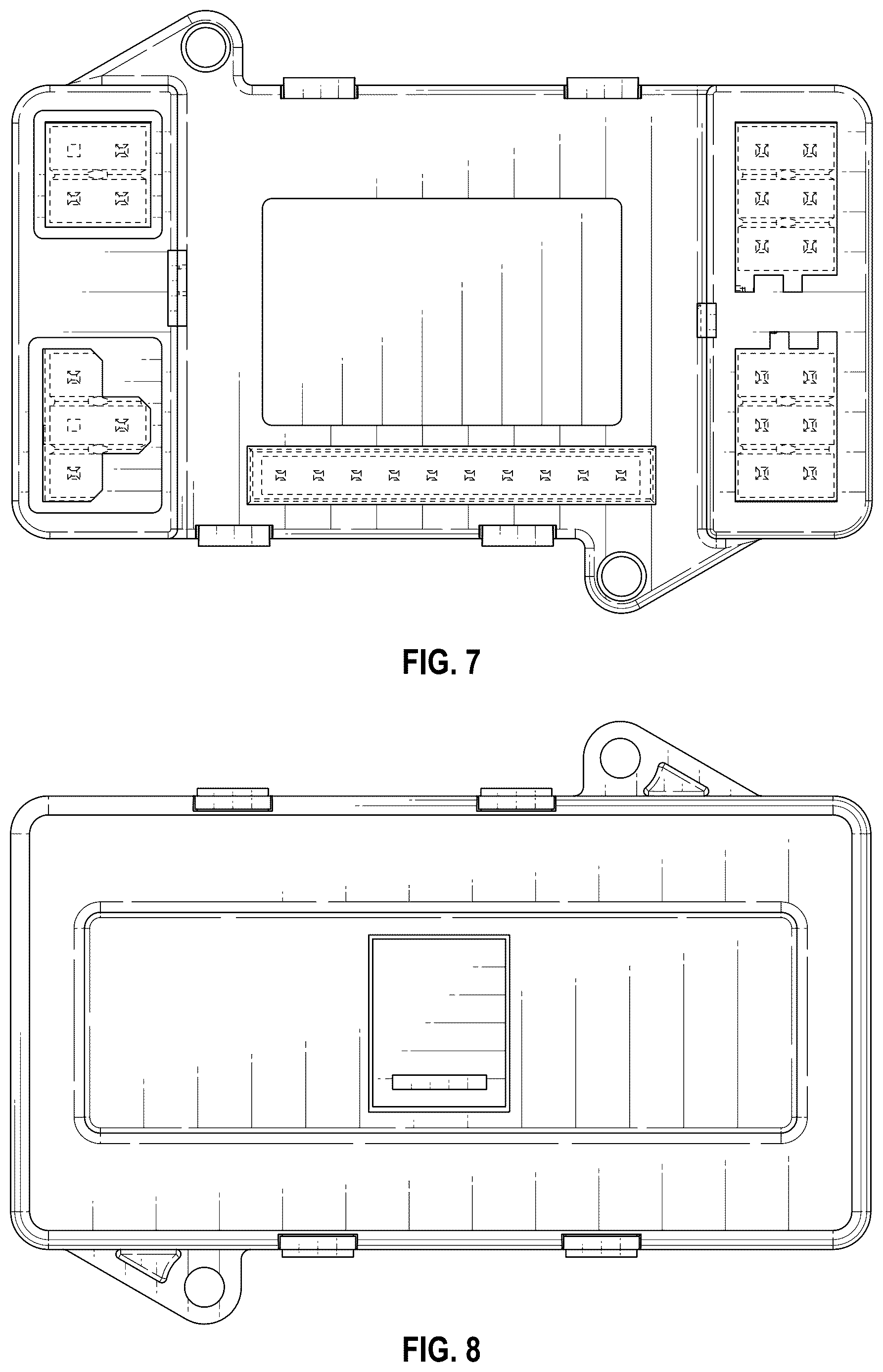 Patent USD1124171 Figure 6 – Model vehicle electronics case base