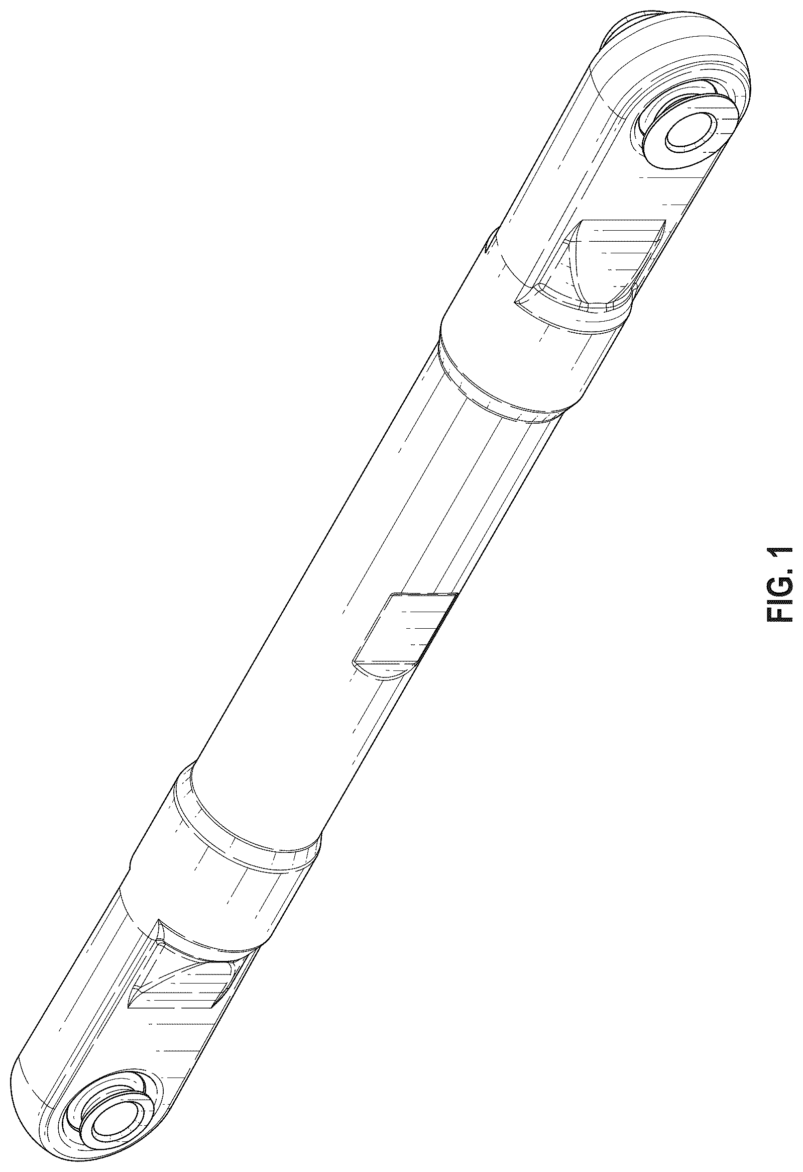 Patent USD1124172 Figure 1 – Model vehicle toe link set