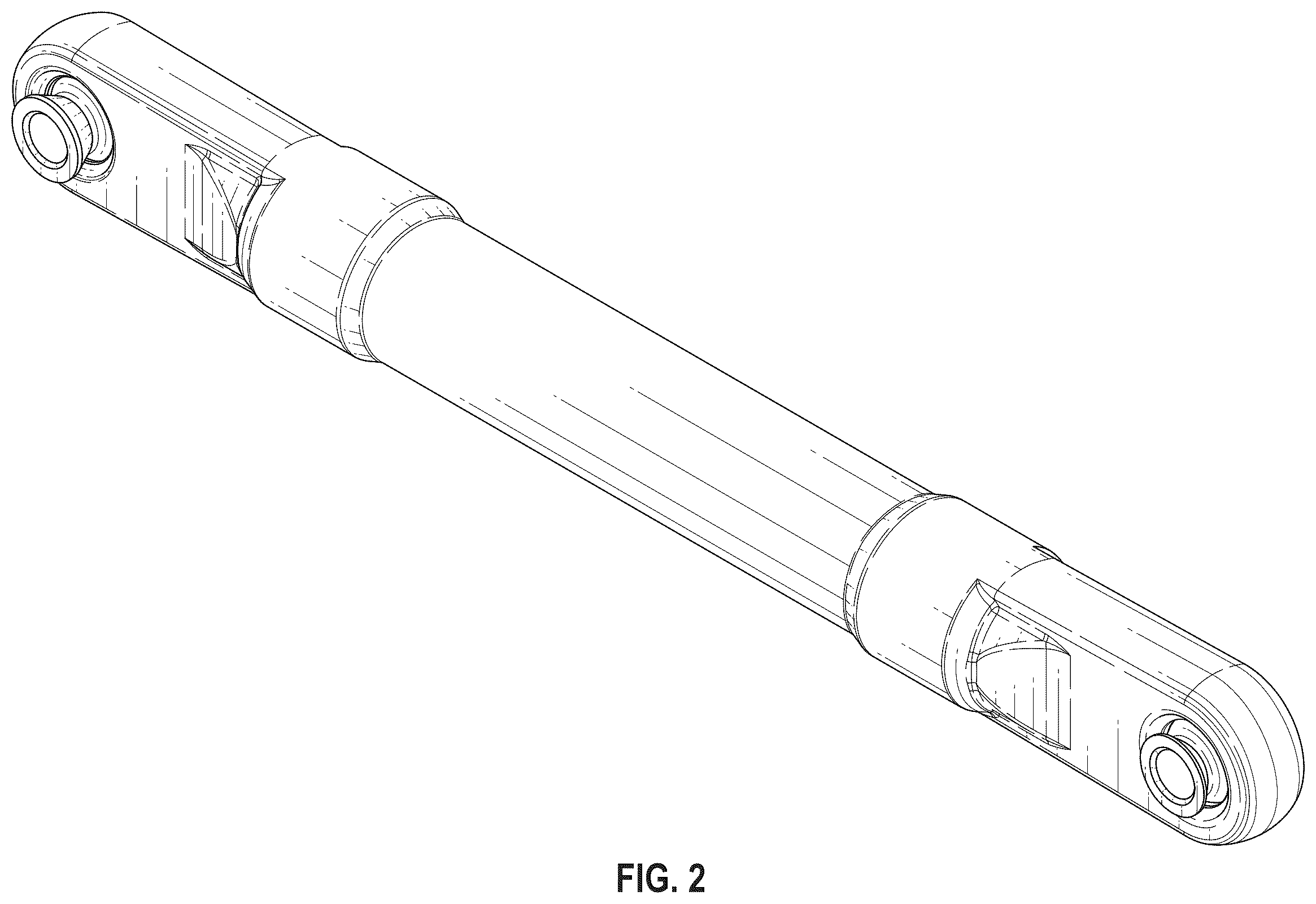 Patent USD1124172 Figure 2 – Model vehicle toe link set