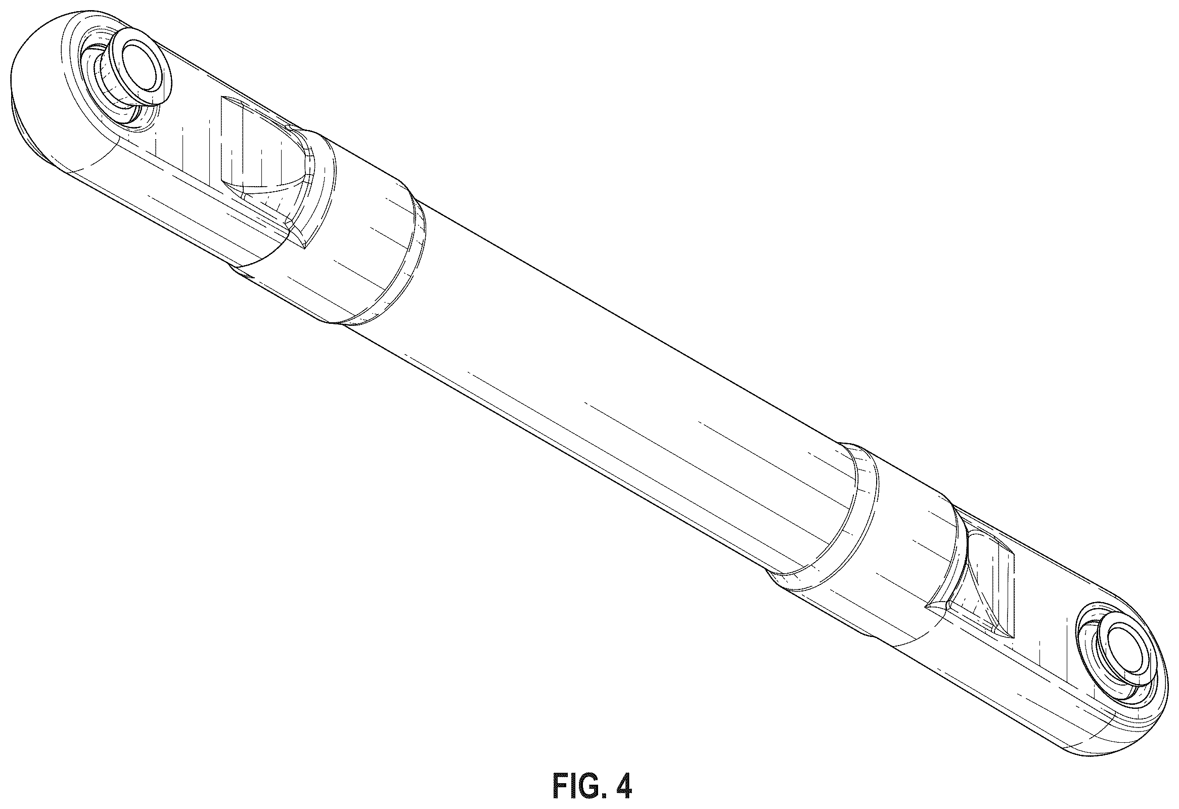 Patent USD1124172 Figure 4 – Model vehicle toe link set