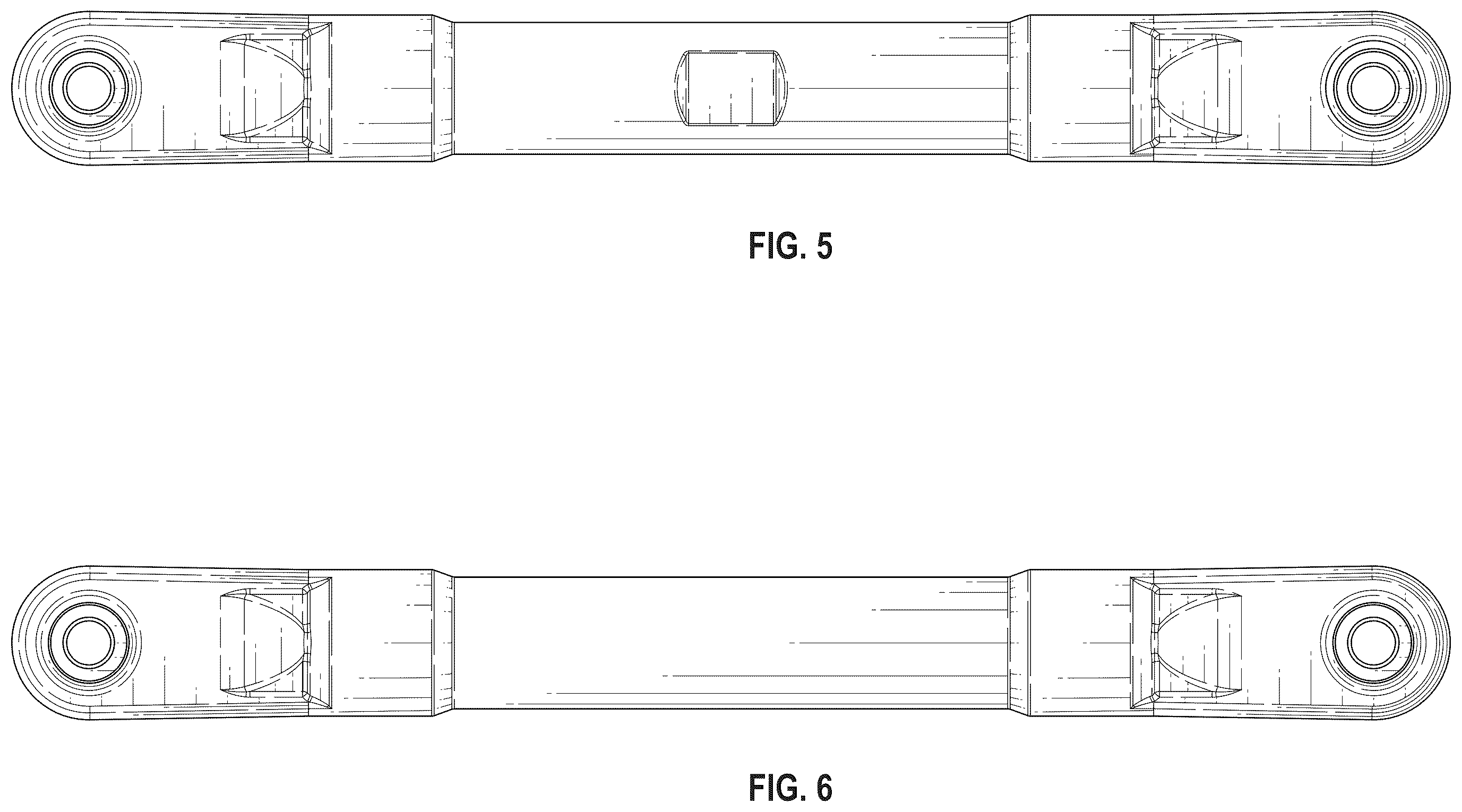 Patent USD1124172 Figure 5 – Model vehicle toe link set