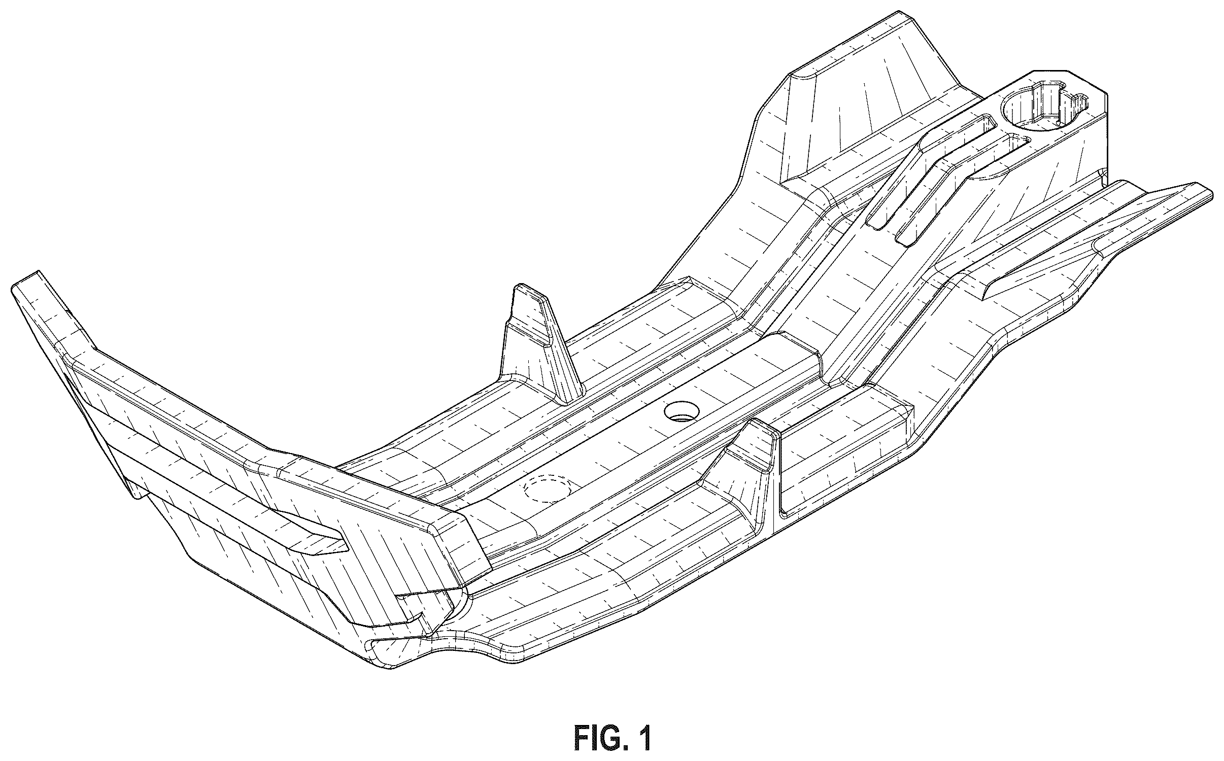 Patent USD1124173 — Model vehicle skid — Figure 1
