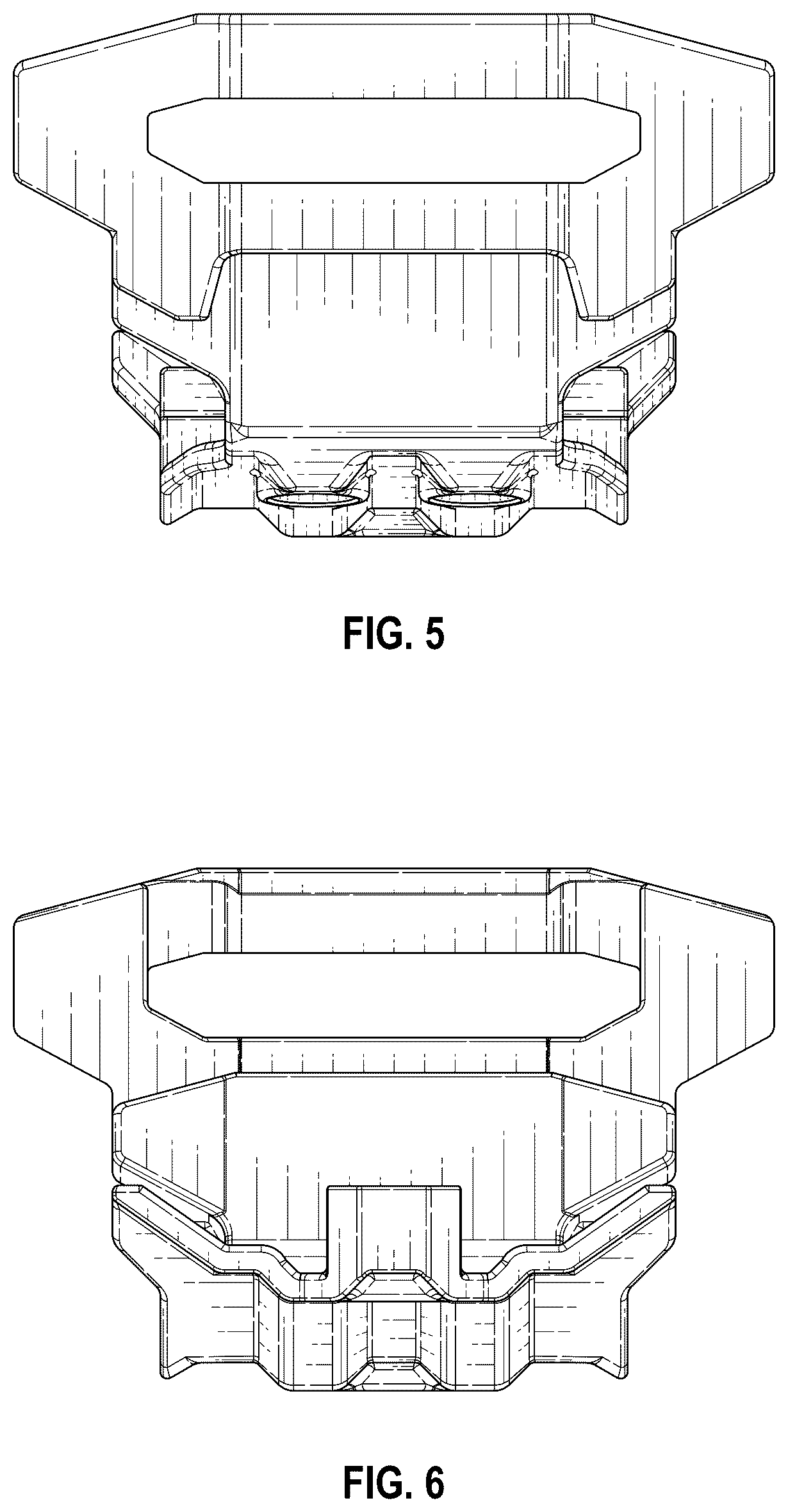Patent USD1124173 Figure 5 – Model vehicle skid