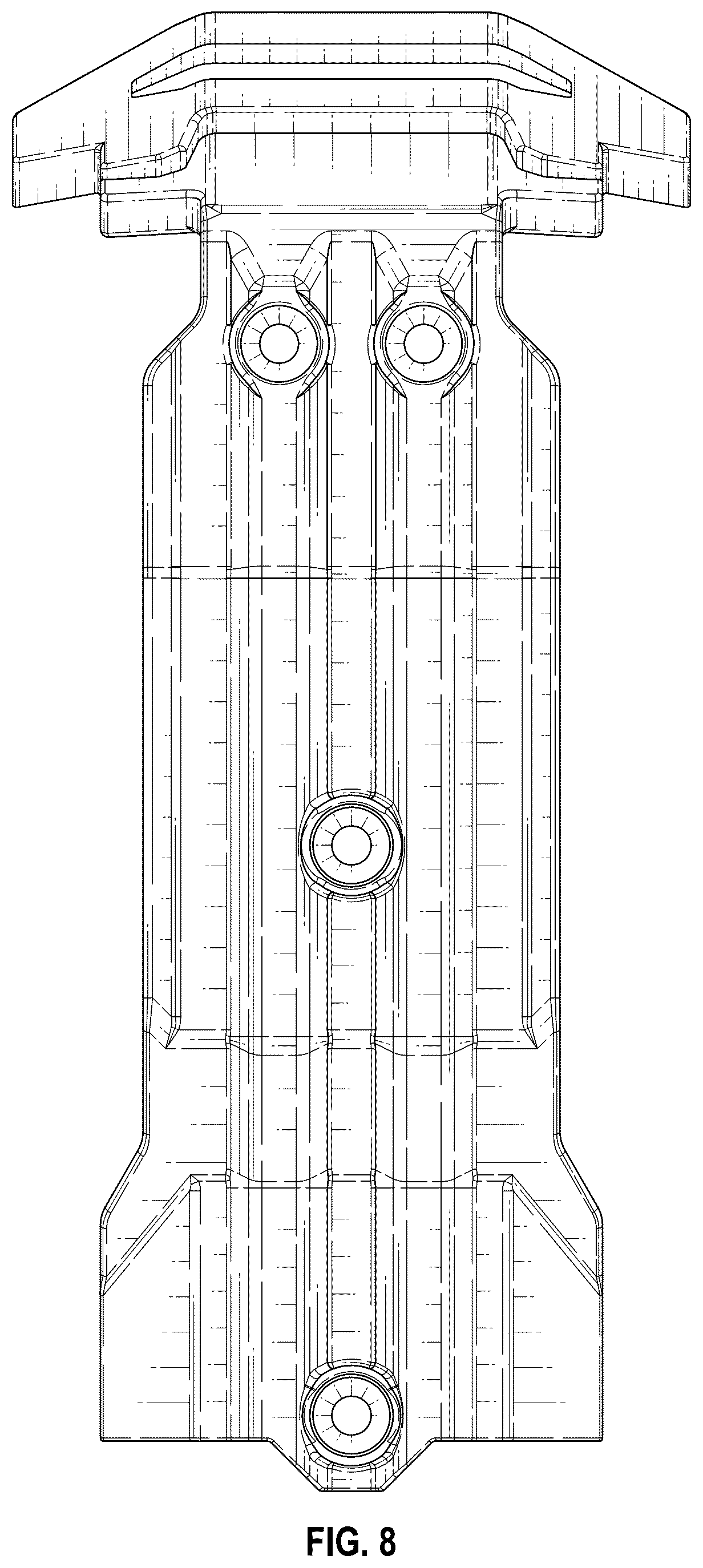 Patent USD1124173 Figure 7 – Model vehicle skid