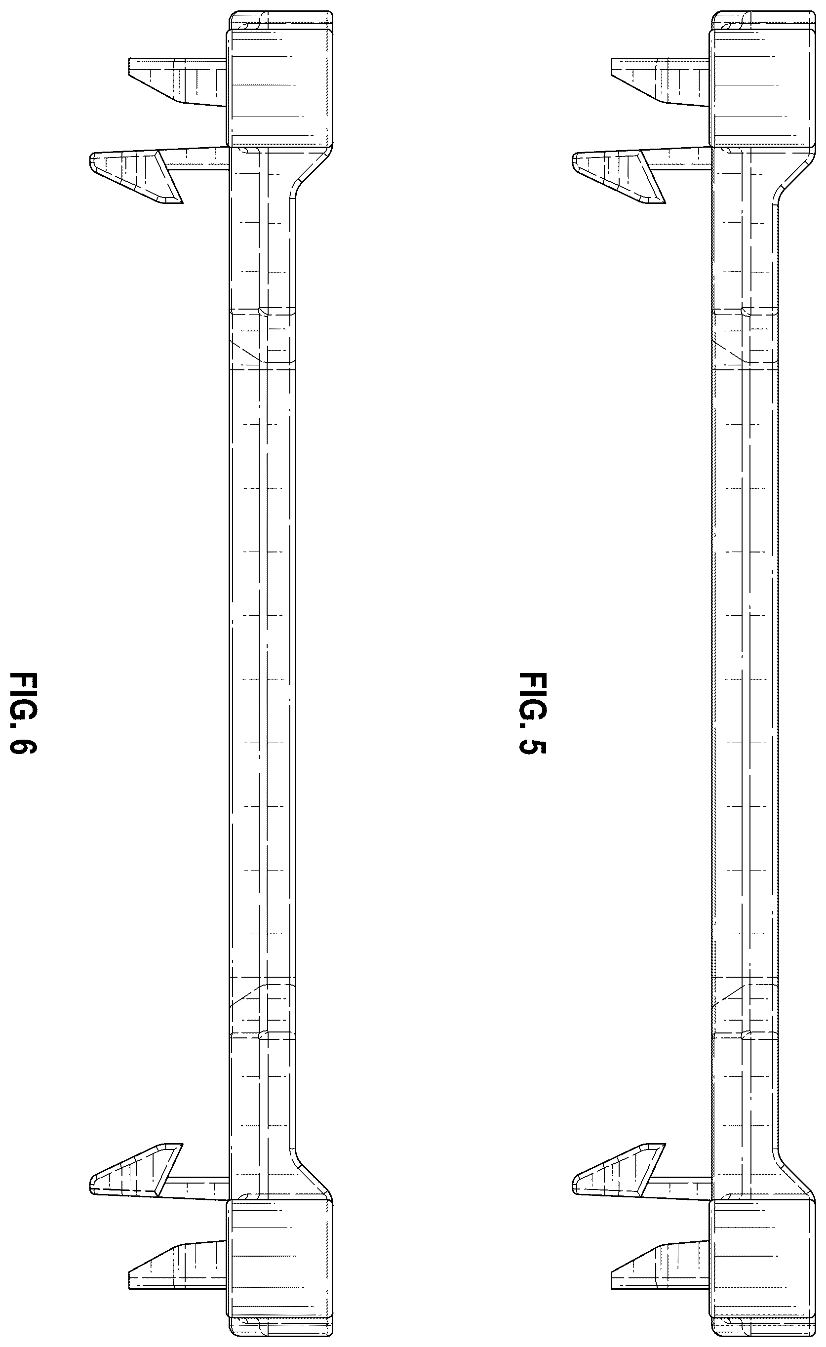 Patent USD1124175 Figure 5 – Model vehicle body mount