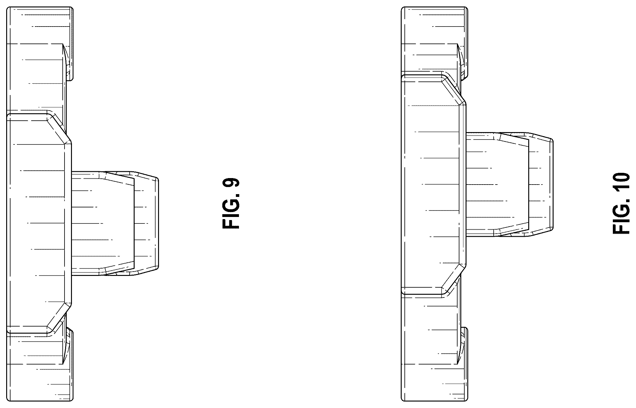 Patent USD1124175 Figure 8 – Model vehicle body mount