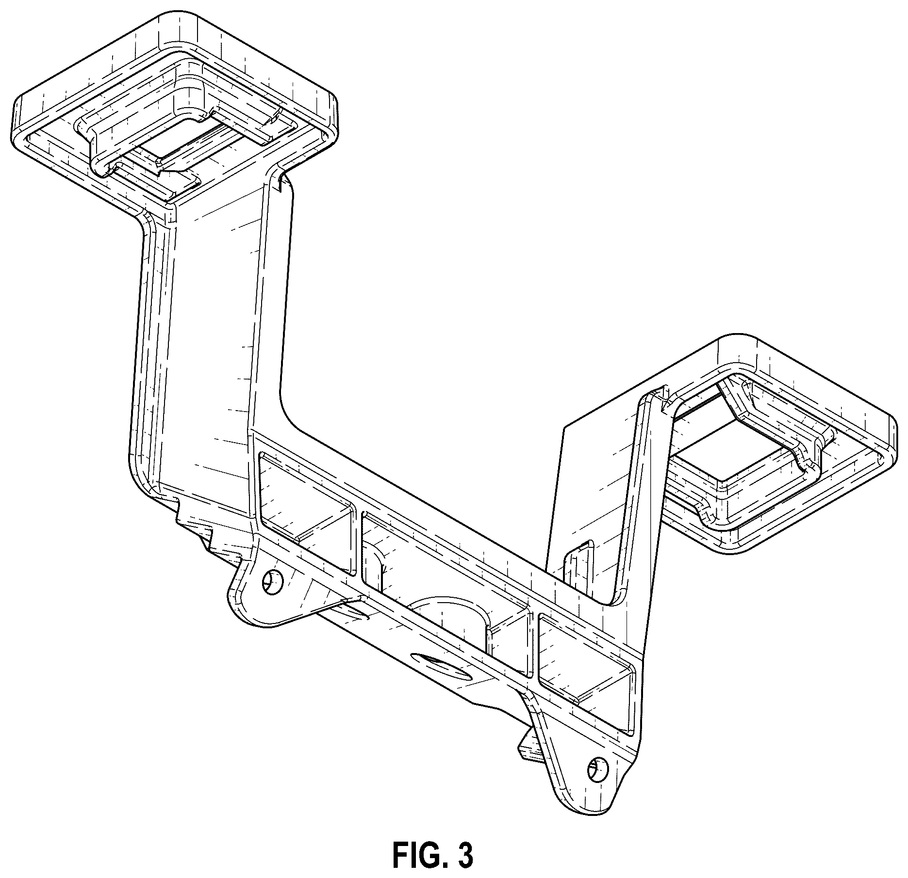 Patent USD1124176 Figure 3 – Model vehicle chassis mount