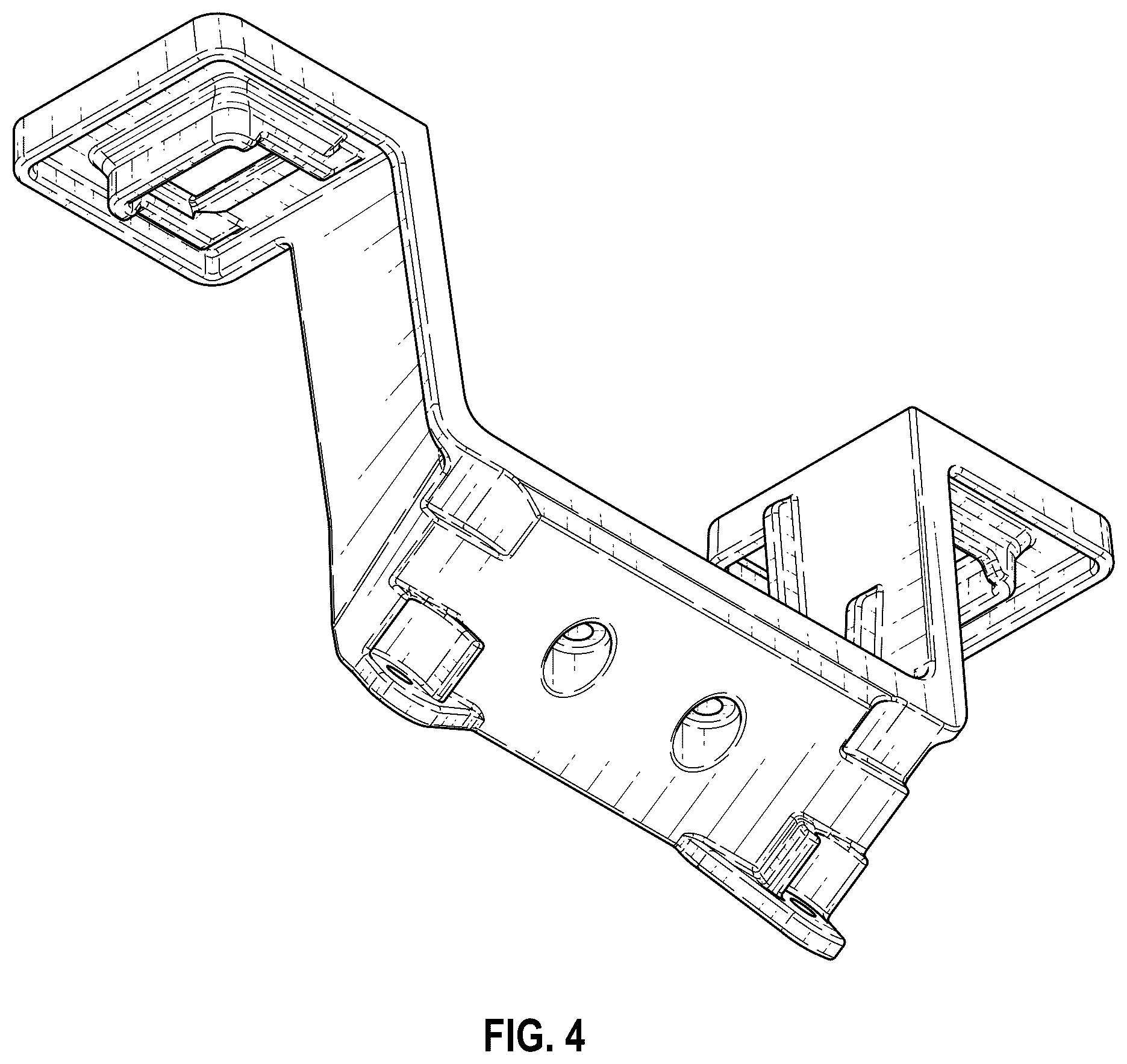 Patent USD1124176 Figure 4 – Model vehicle chassis mount