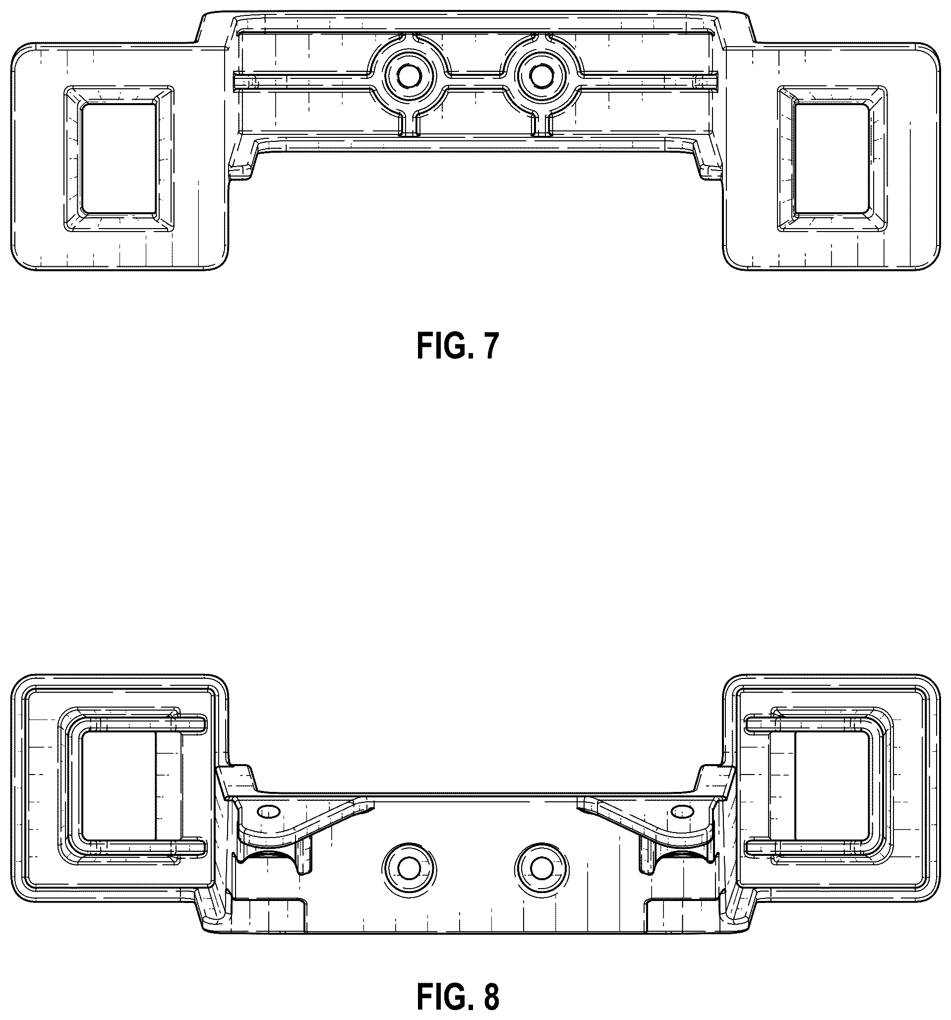 Patent USD1124176 Figure 6 – Model vehicle chassis mount