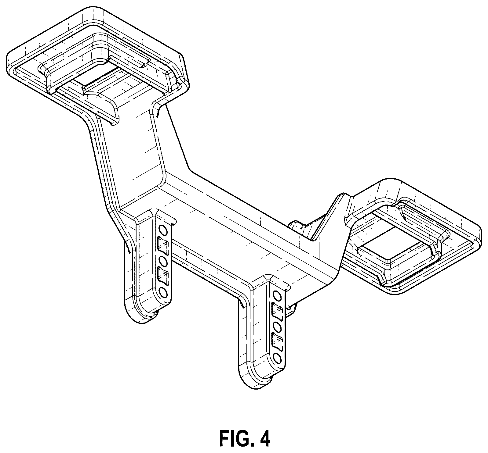 Patent USD1124177 Figure 4 – Model vehicle chassis mount