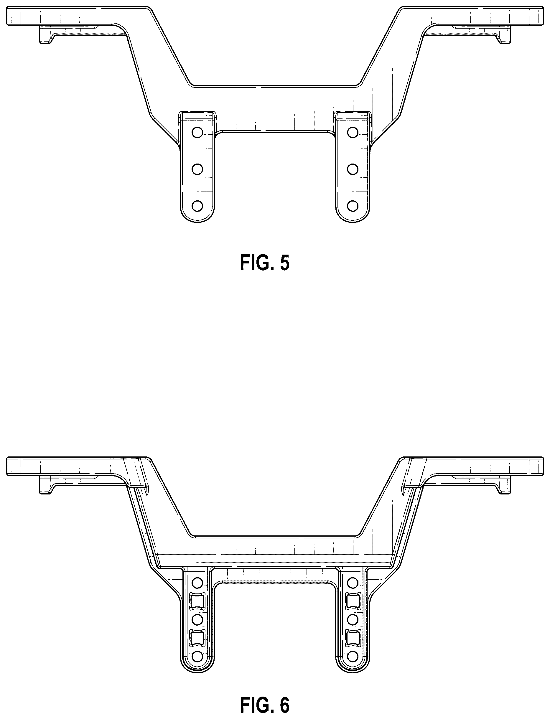 Patent USD1124177 Figure 5 – Model vehicle chassis mount