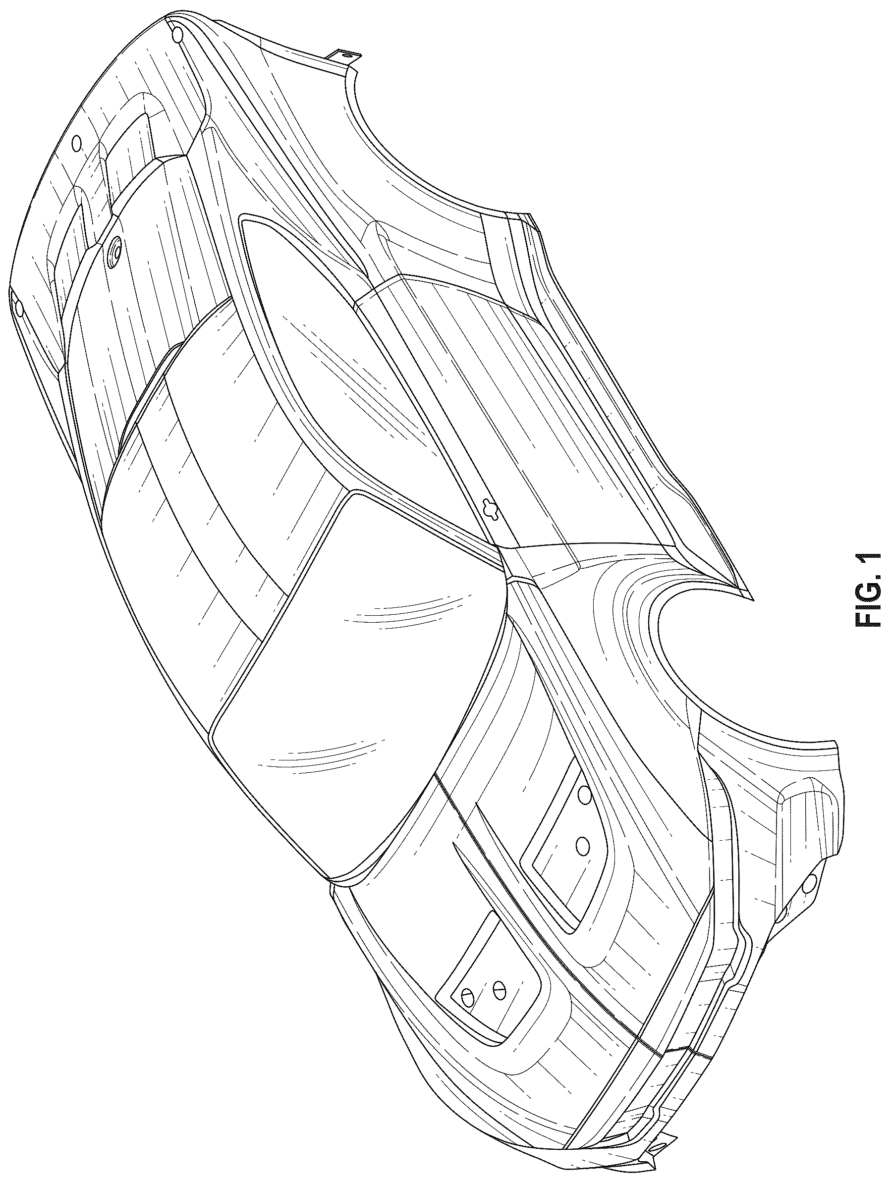 Patent USD1124178 Figure 1 – Model vehicle body