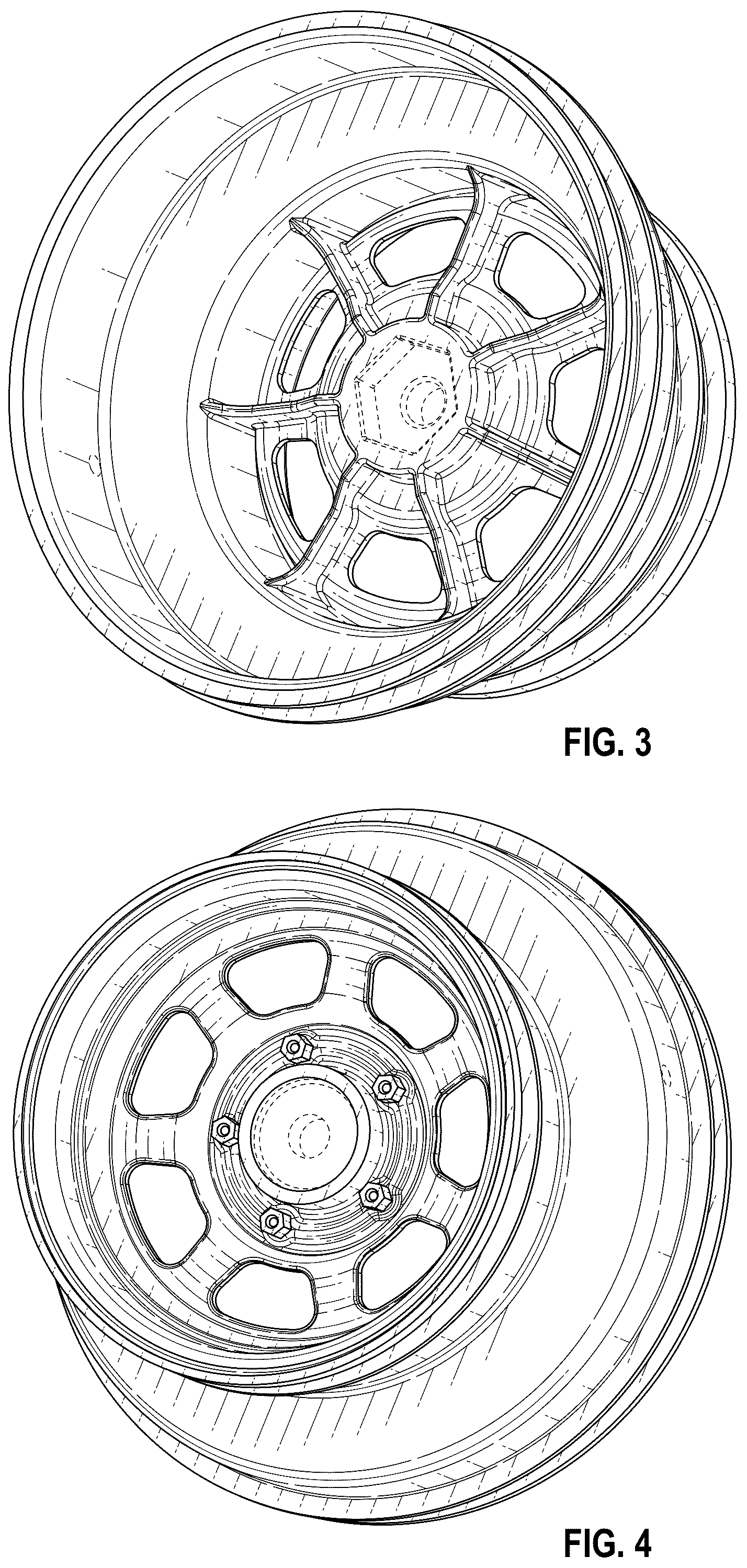 Patent USD1124179 Figure 2 – Model vehicle wheel