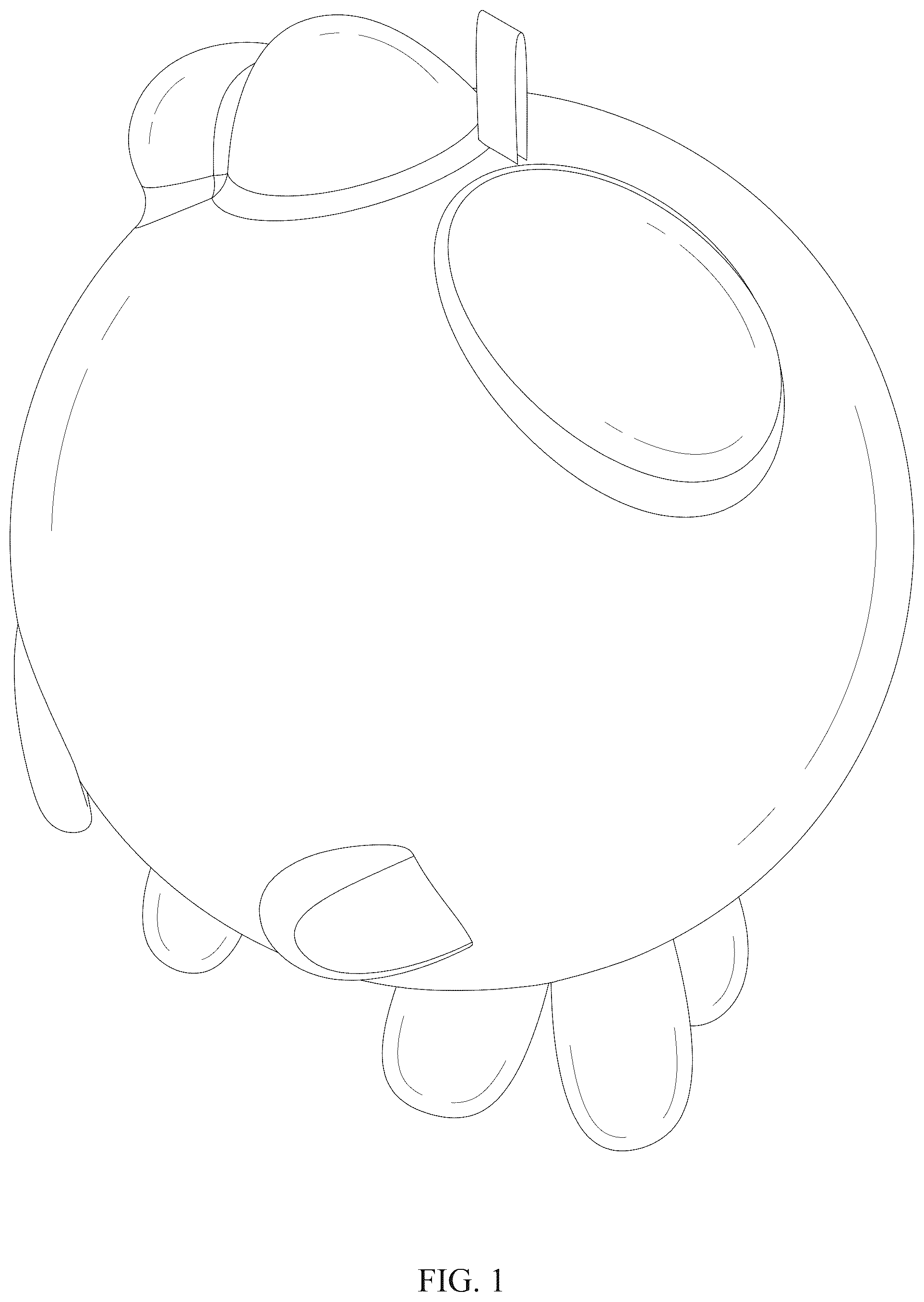 Patent USD1124186 — Toy — Figure 1