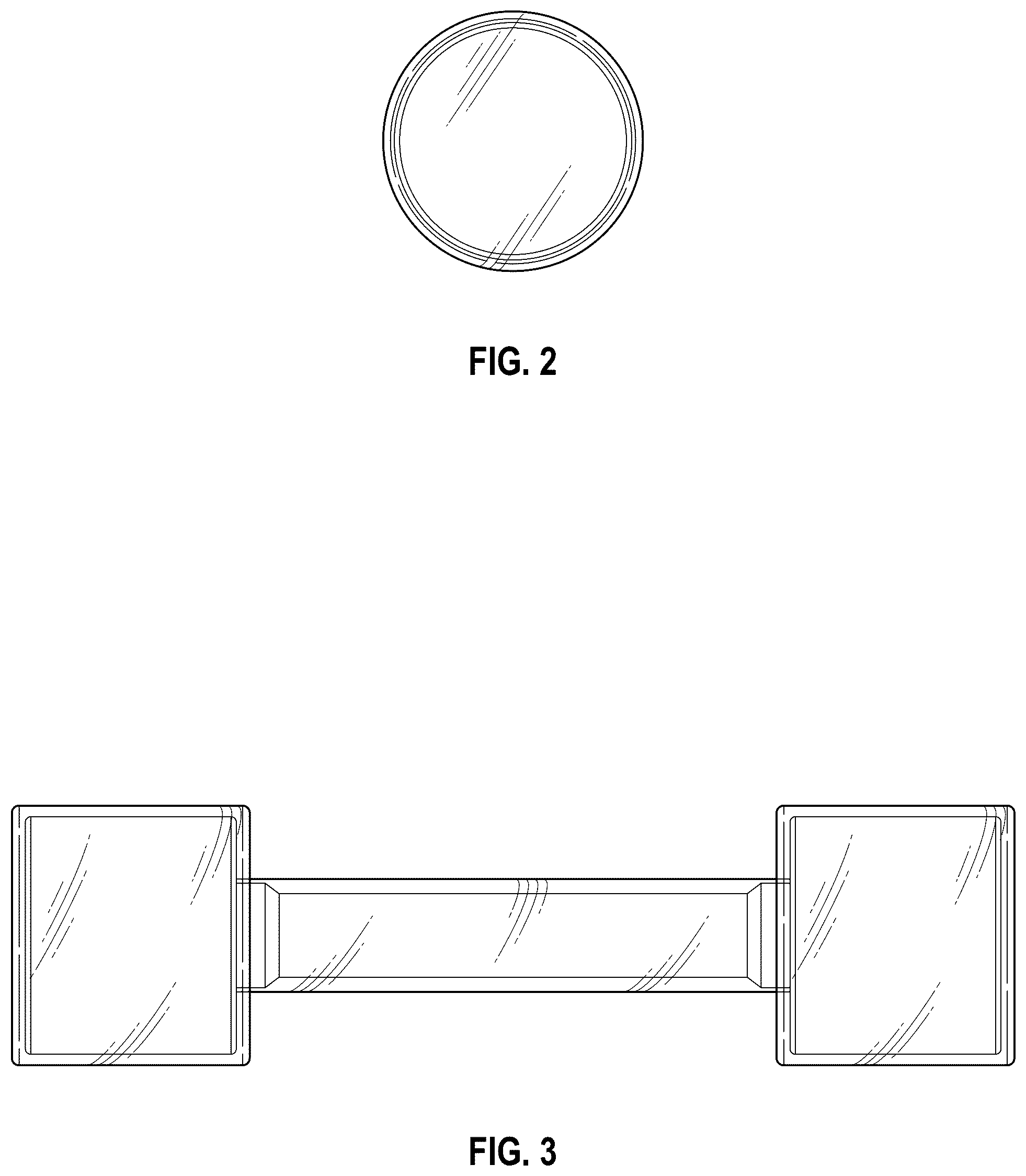 Patent USD1124189 Figure 2 – Dumbbell
