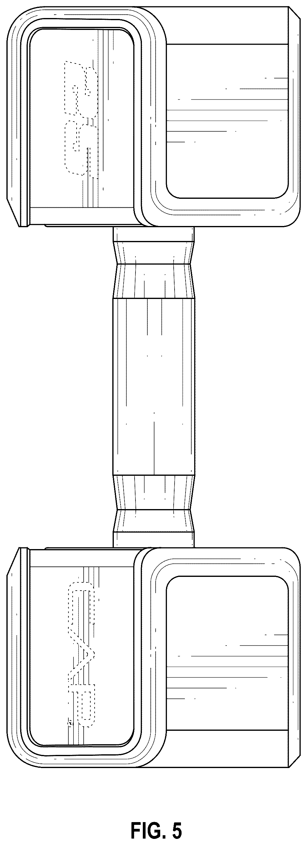 Patent USD1124190 Figure 5 – Dumbbell