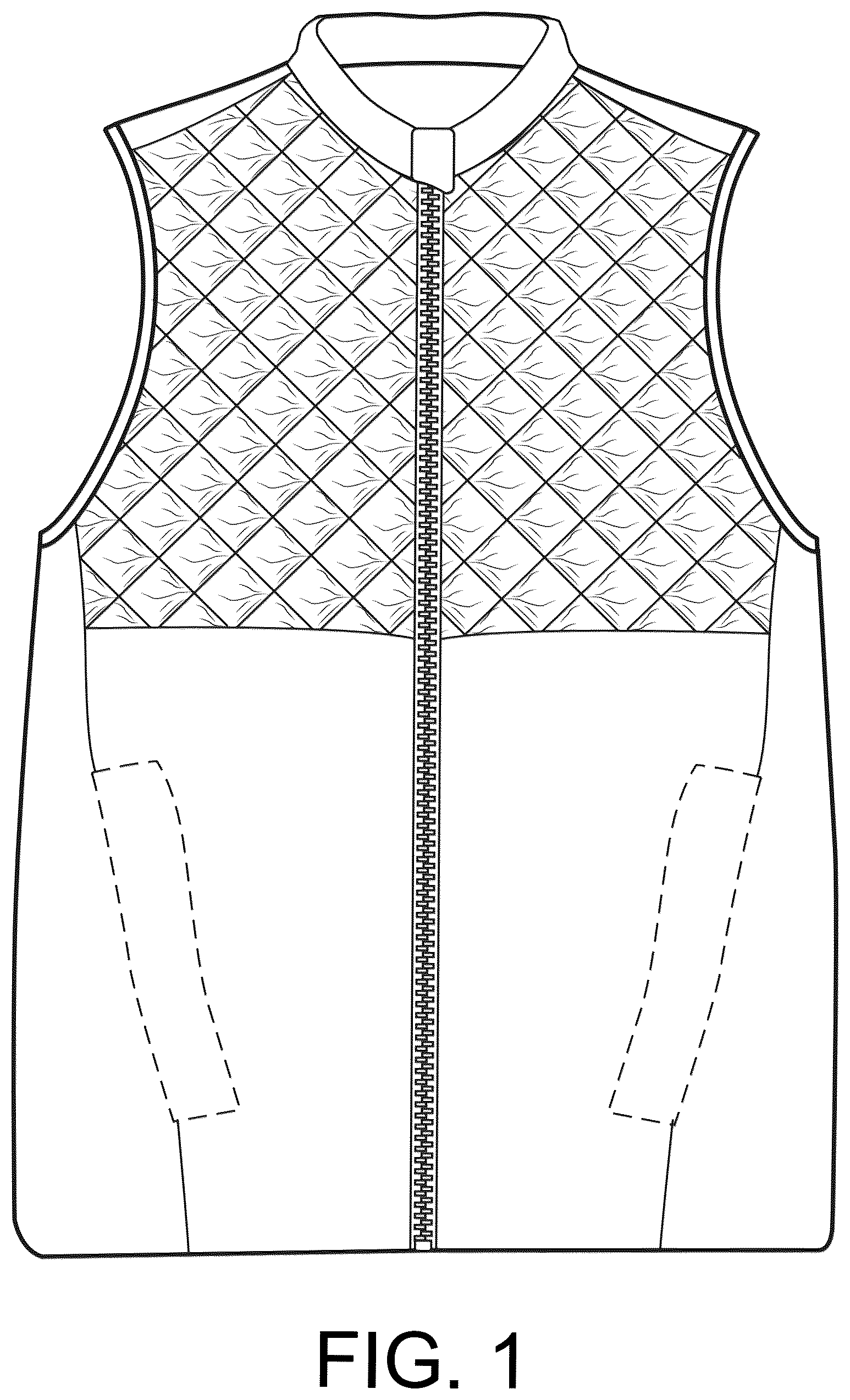 Patent USD1124191 Figure 1 – Weighted vest
