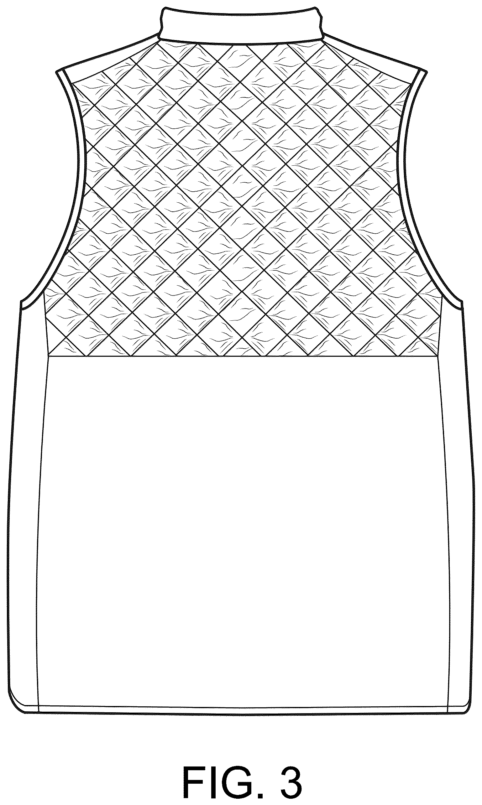 Patent USD1124191 Figure 3 – Weighted vest