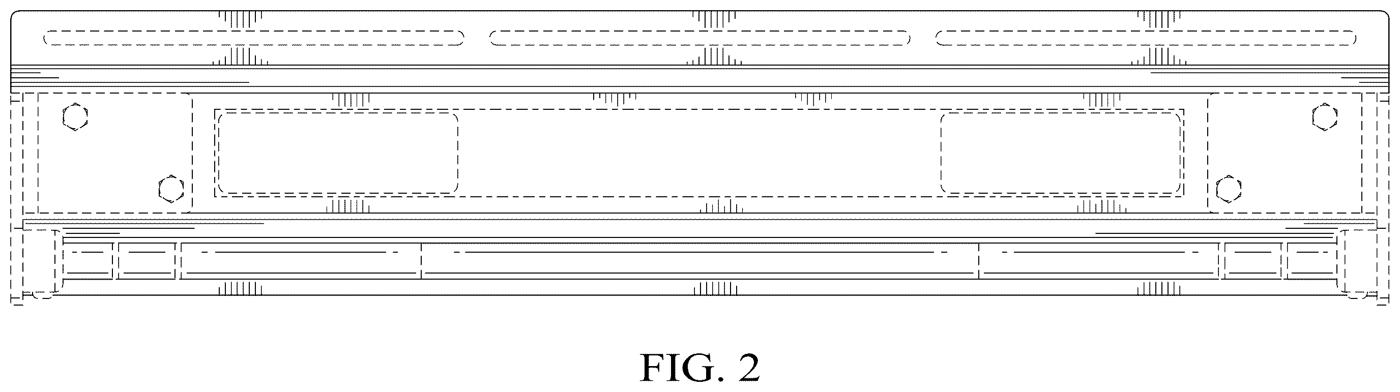 Patent USD1124192 Figure 2 – Wall mounted pull up bar