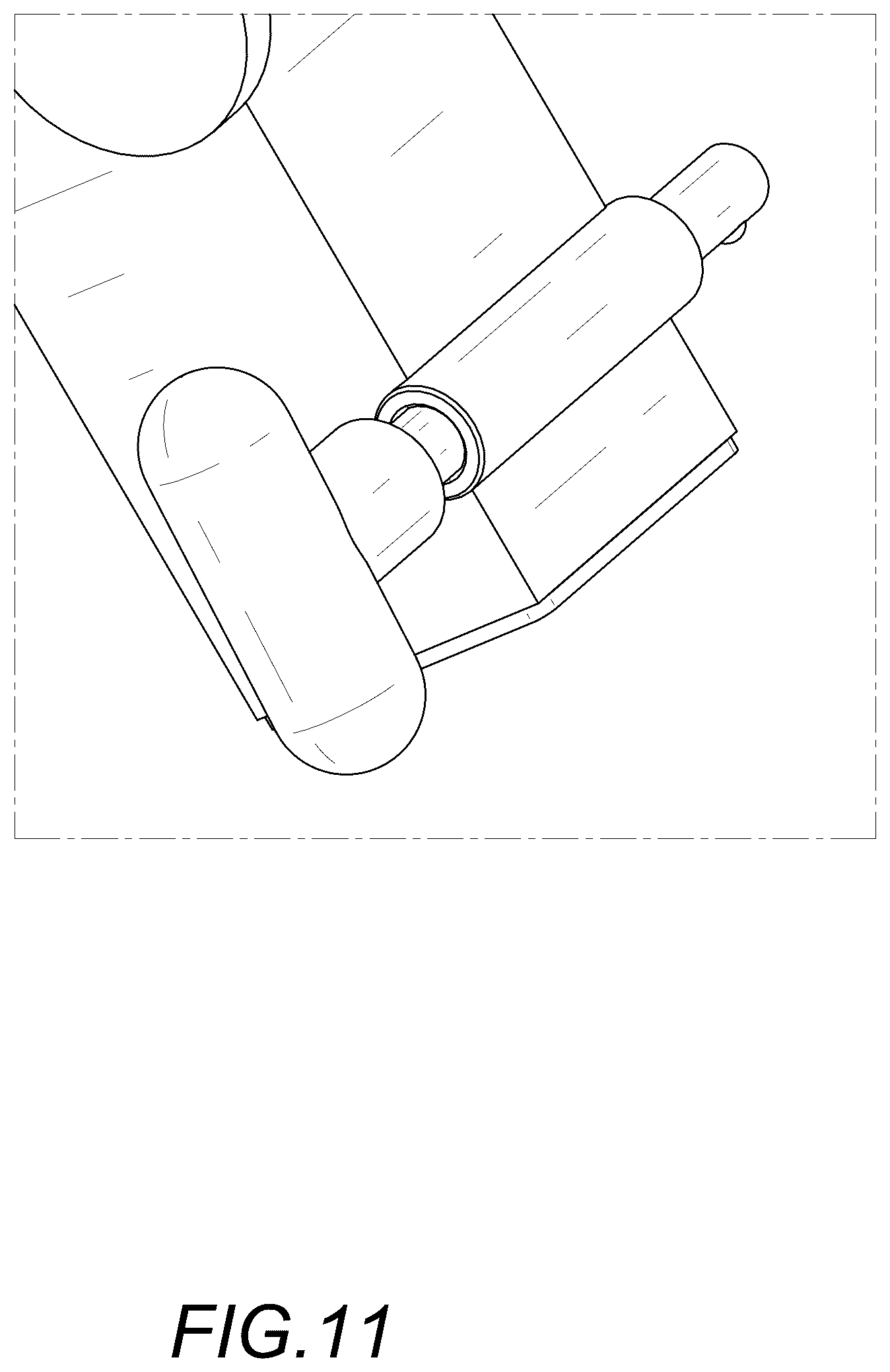 Patent USD1124195 Figure 11 – Bicep curl machine