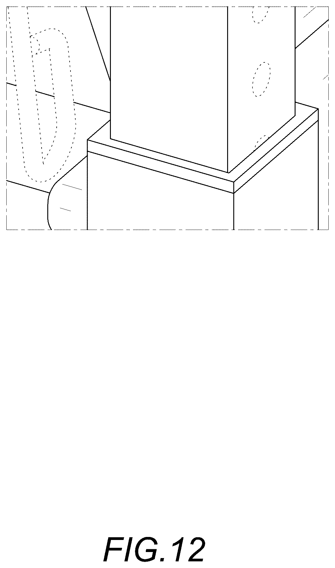 Patent USD1124195 Figure 12 – Bicep curl machine