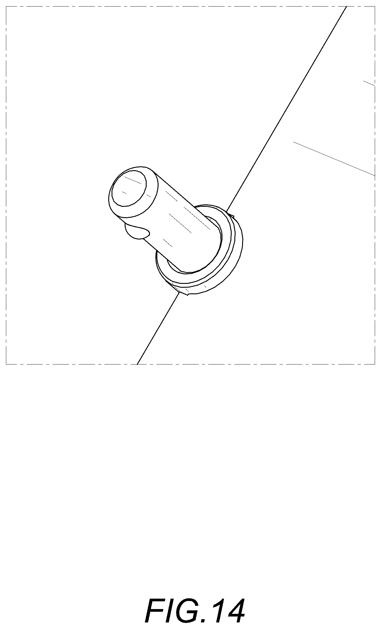Patent USD1124195 Figure 14 – Bicep curl machine
