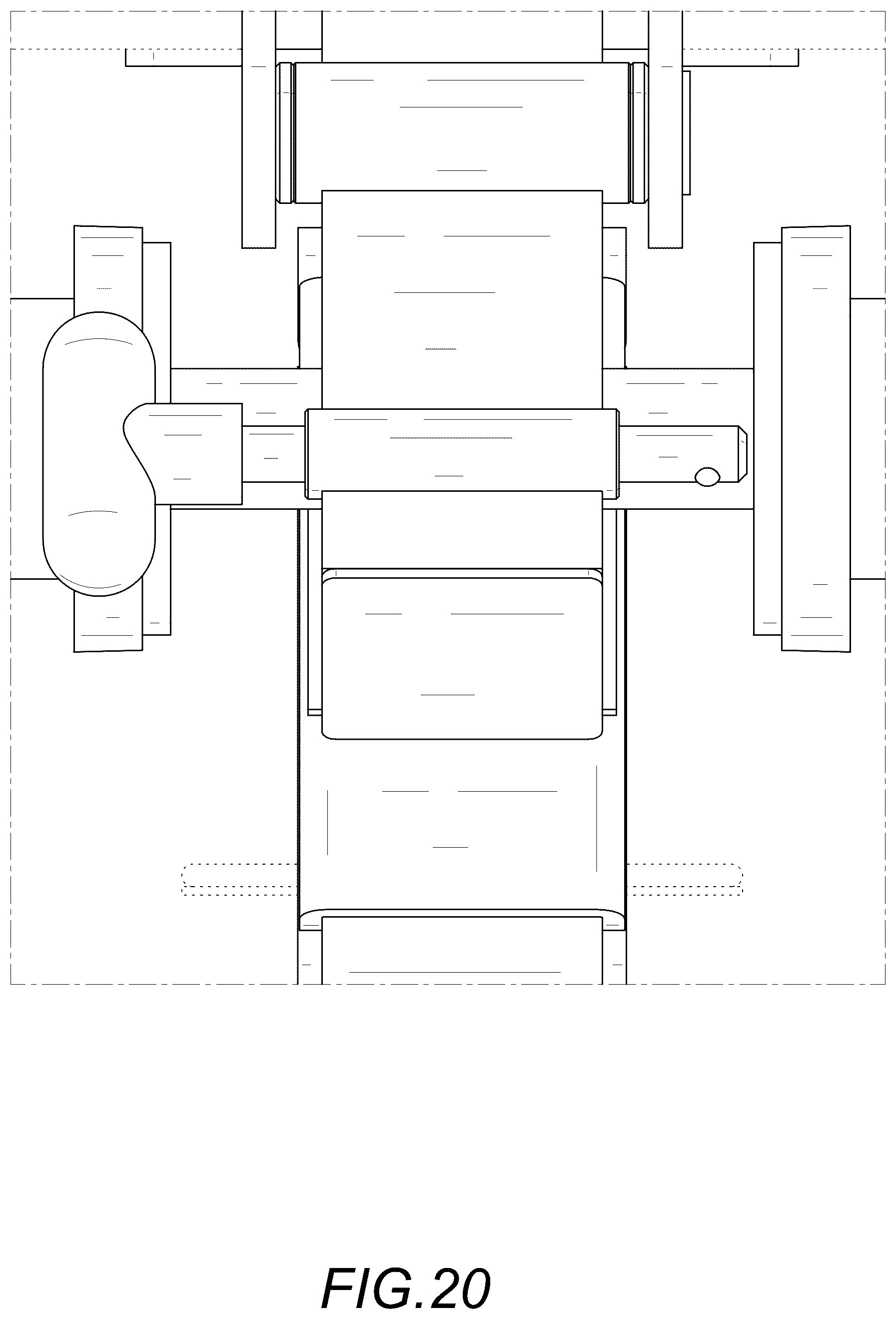 Patent USD1124195 Figure 20 – Bicep curl machine
