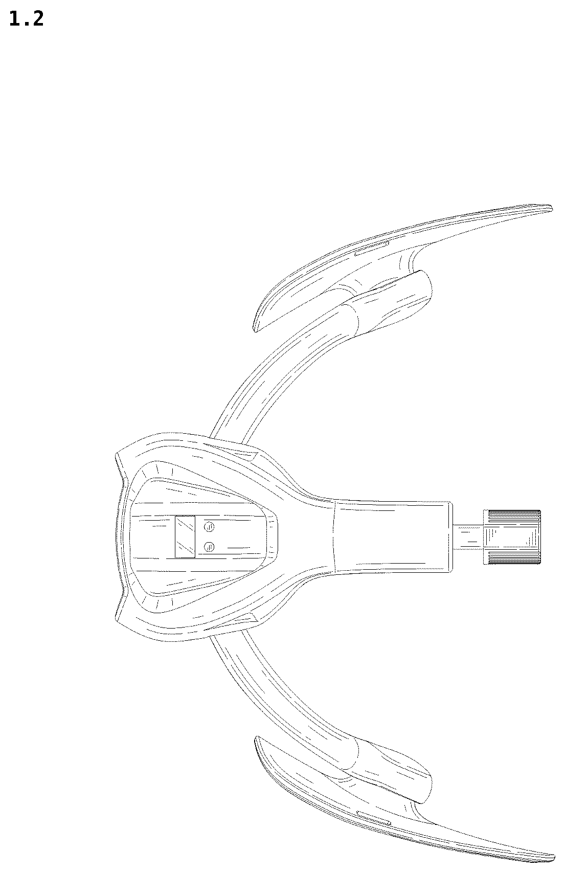 Patent USD1124196 Figure 2 – Apparatus for developing muscles