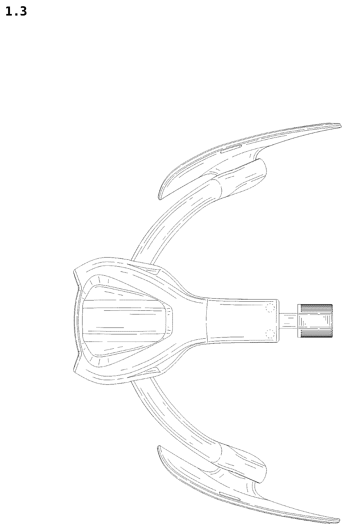 Patent USD1124196 Figure 3 – Apparatus for developing muscles