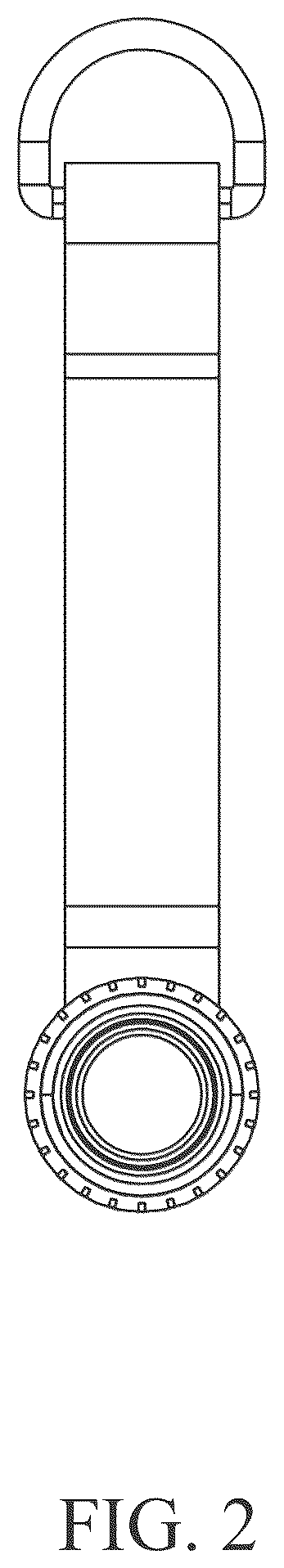 Patent USD1124197 Figure 2 – Handle for exercise machines