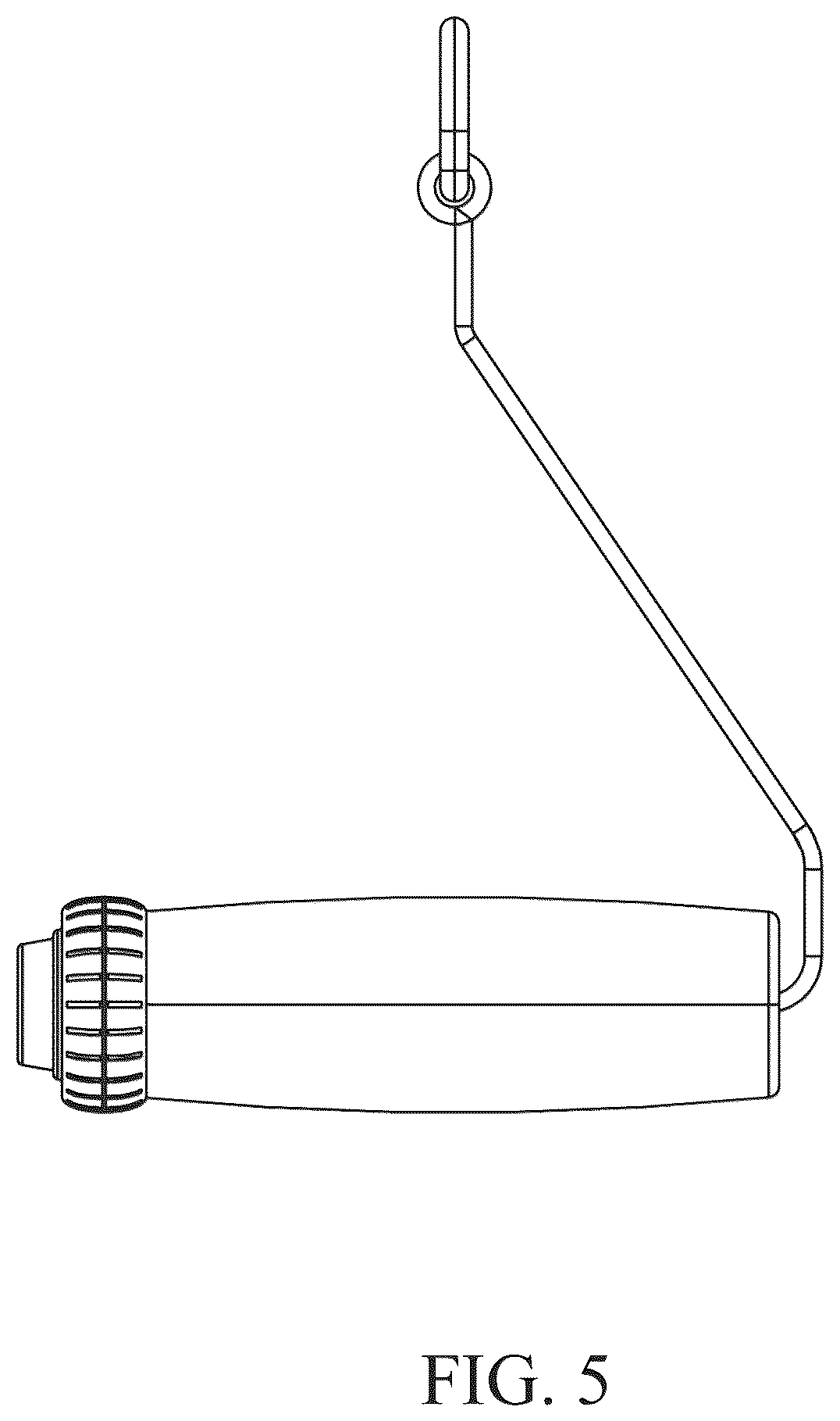 Patent USD1124197 Figure 5 – Handle for exercise machines