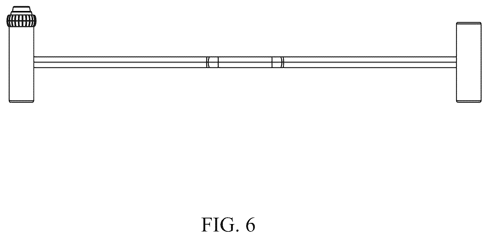 Patent USD1124198 Figure 6 – Handle for exercise machines