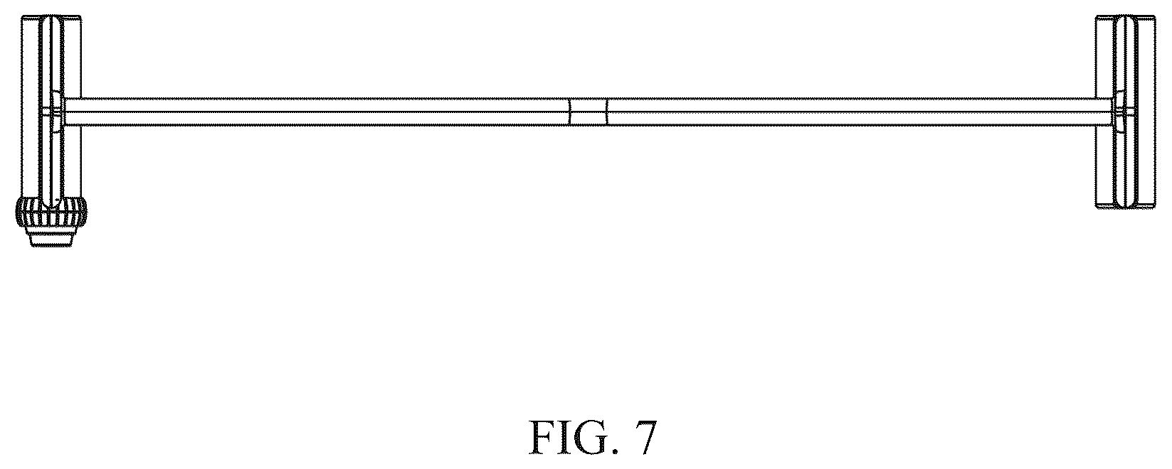 Patent USD1124198 Figure 7 – Handle for exercise machines