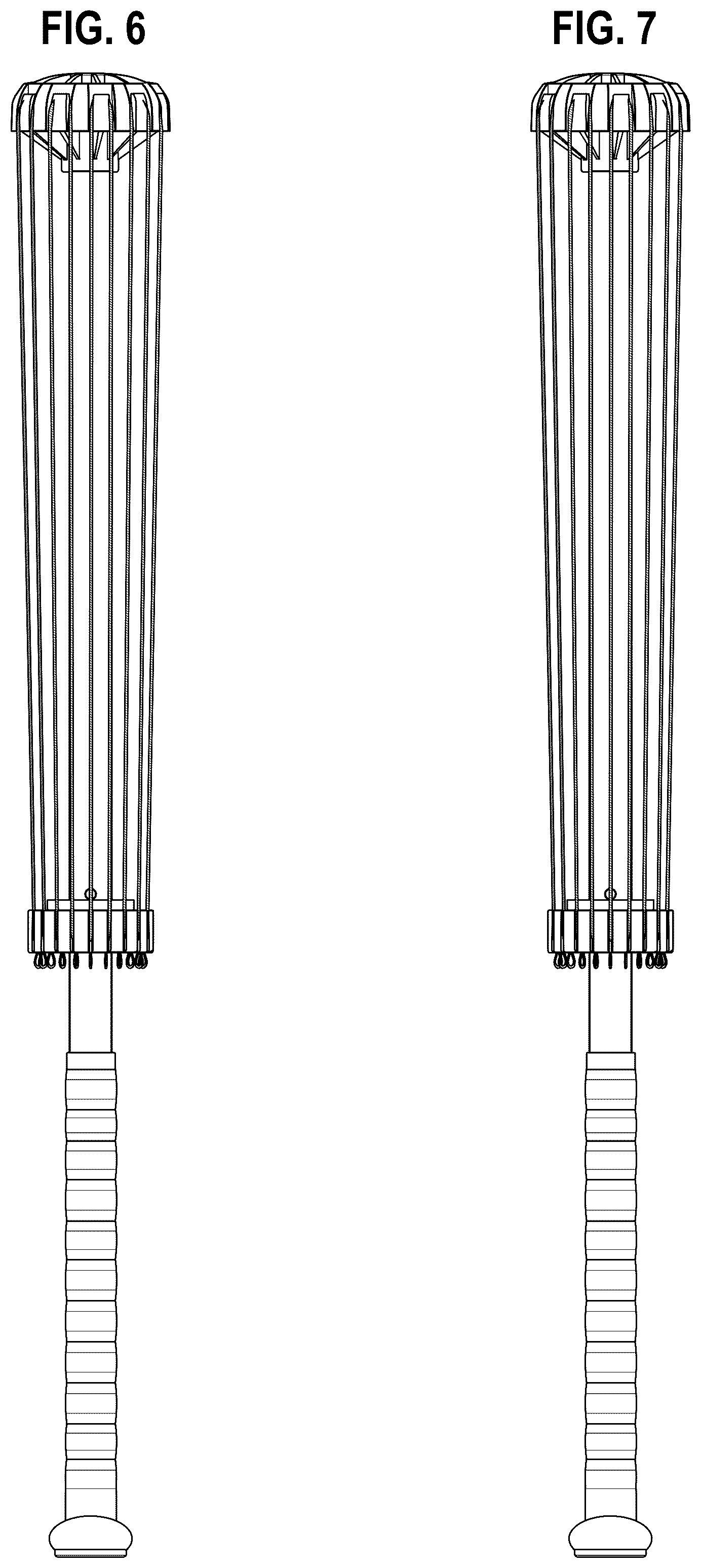 Patent USD1124202 Figure 3 – Stringed bat