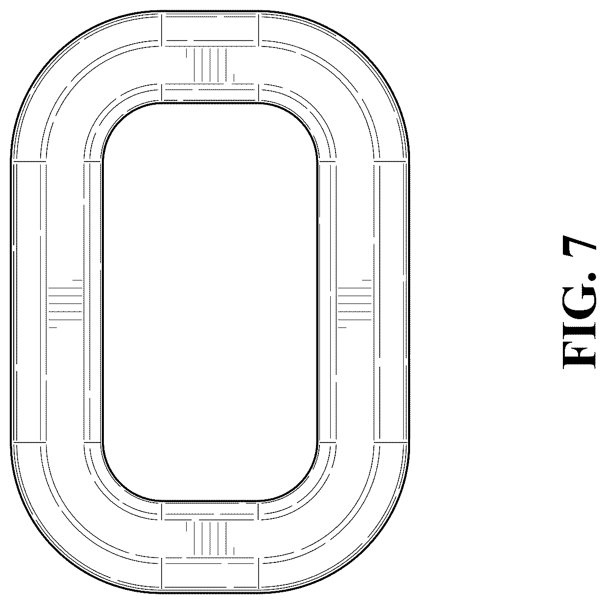 Patent USD1124203 Figure 7 – End cap for hockey stick