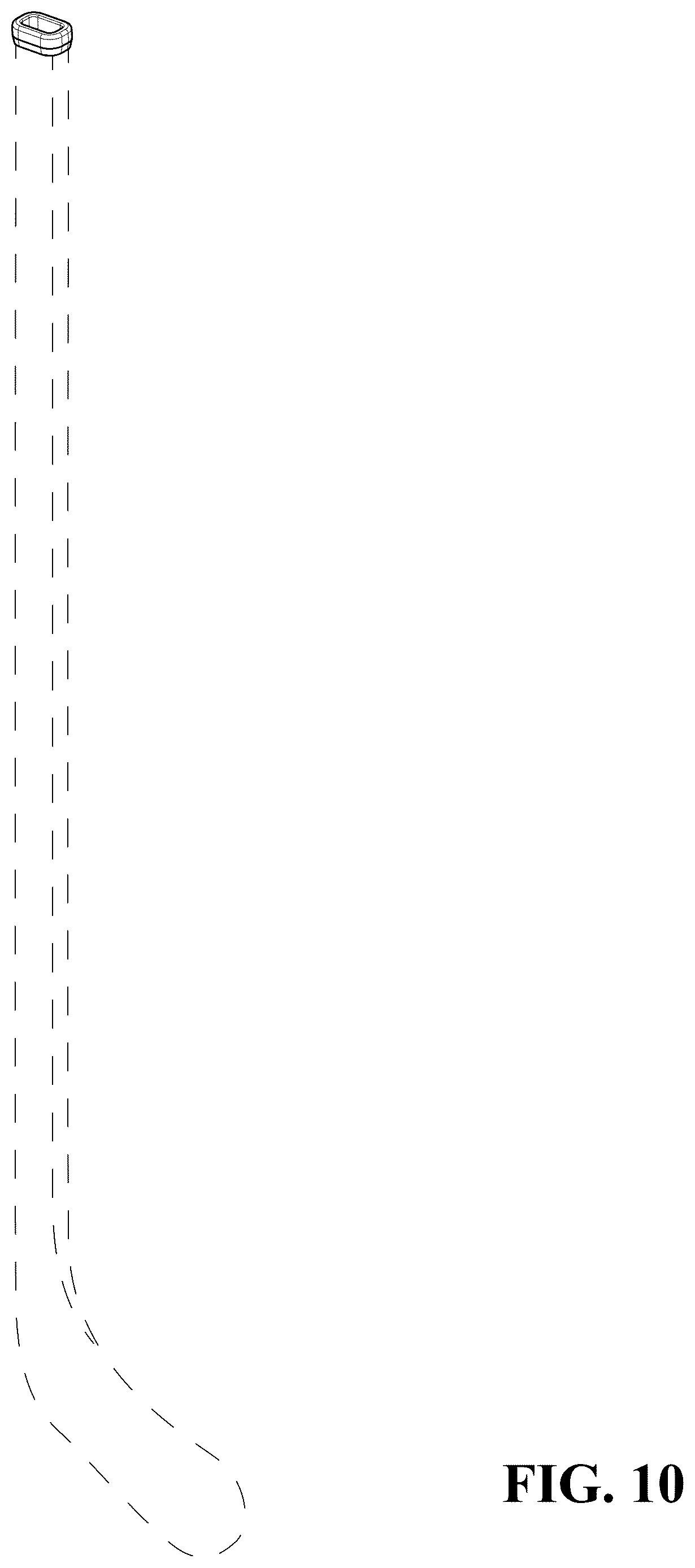 Patent USD1124203 Figure 10 – End cap for hockey stick