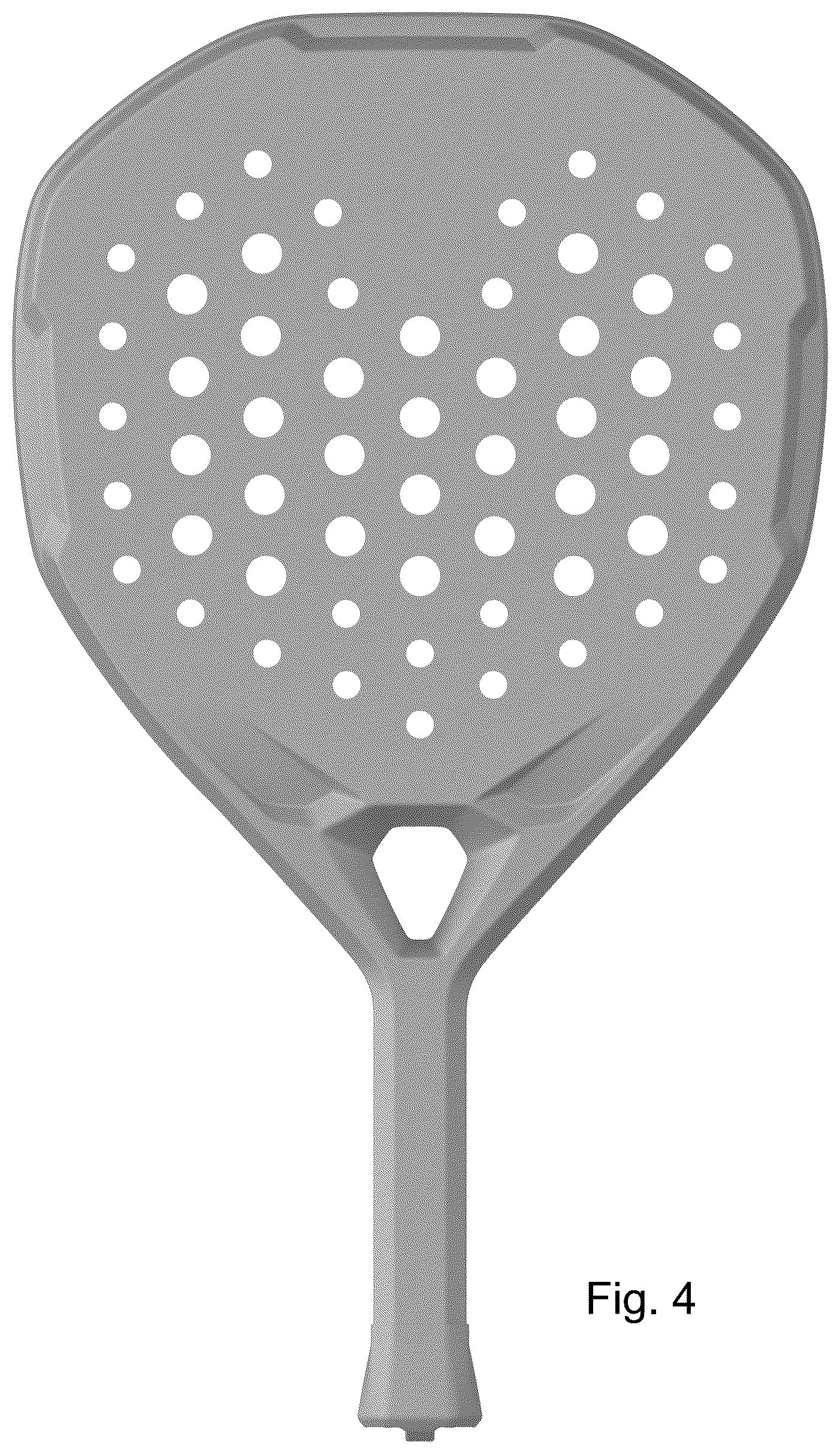 Patent USD1124204 Figure 4 – Racket