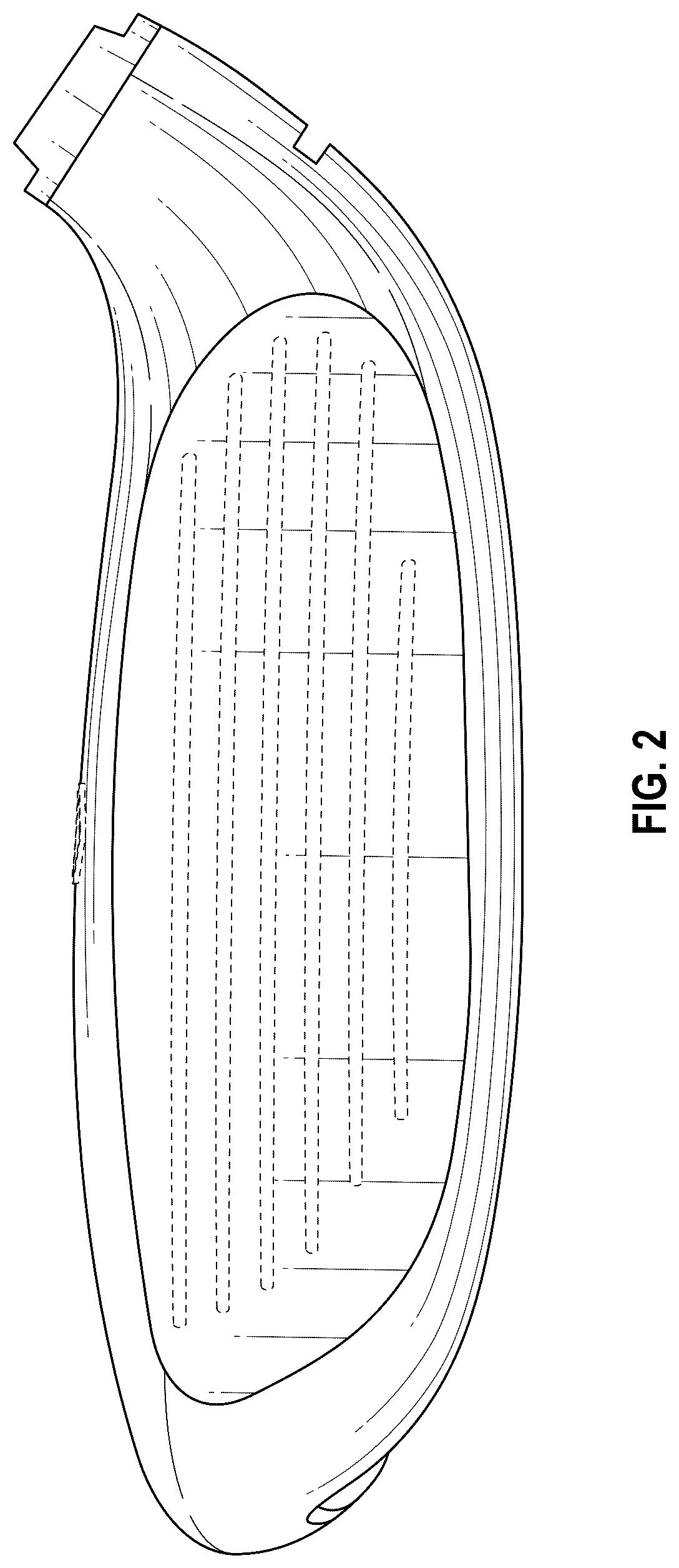 Patent USD1124205 Figure 2 – Golf club head