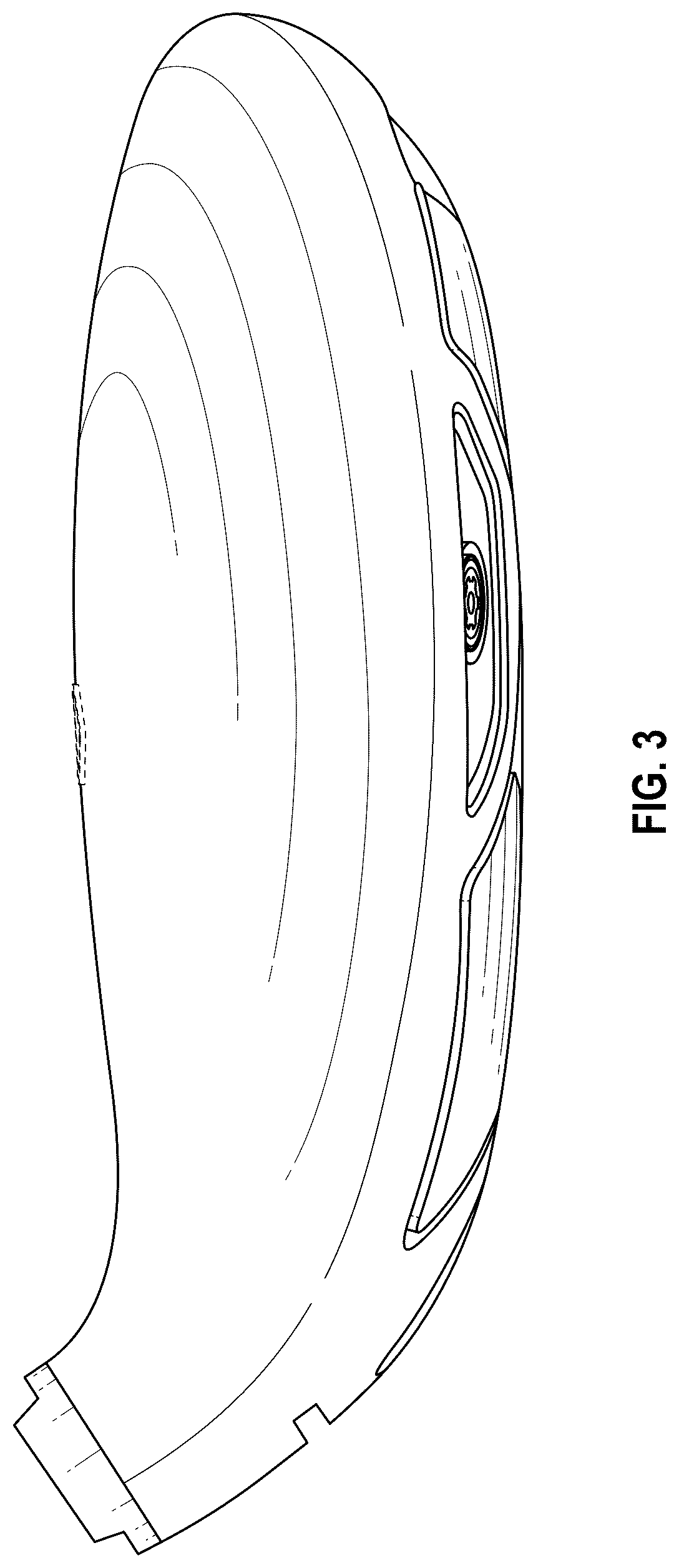 Patent USD1124205 Figure 3 – Golf club head