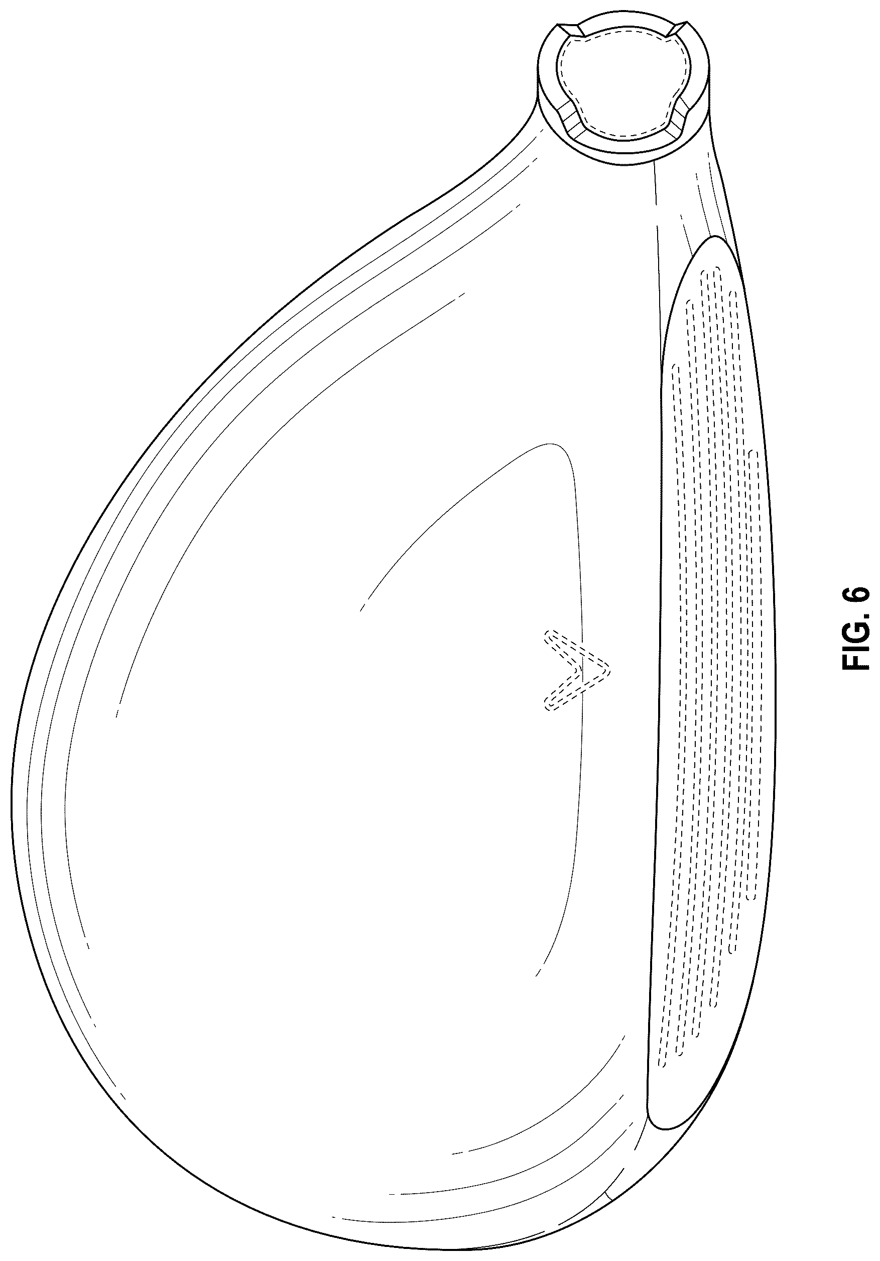 Patent USD1124205 Figure 5 – Golf club head