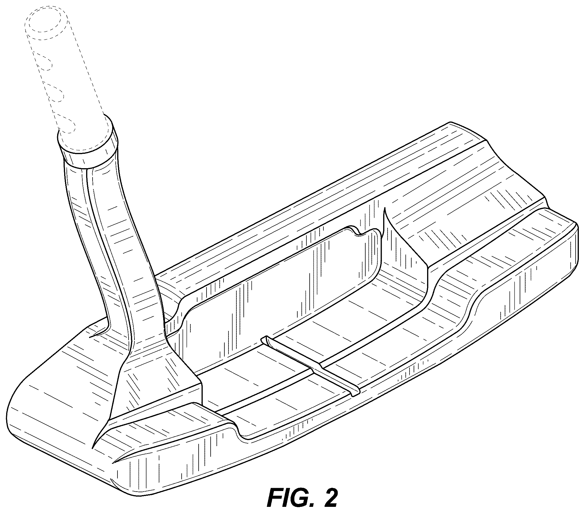 Patent USD1124206 Figure 2 – Golf club head
