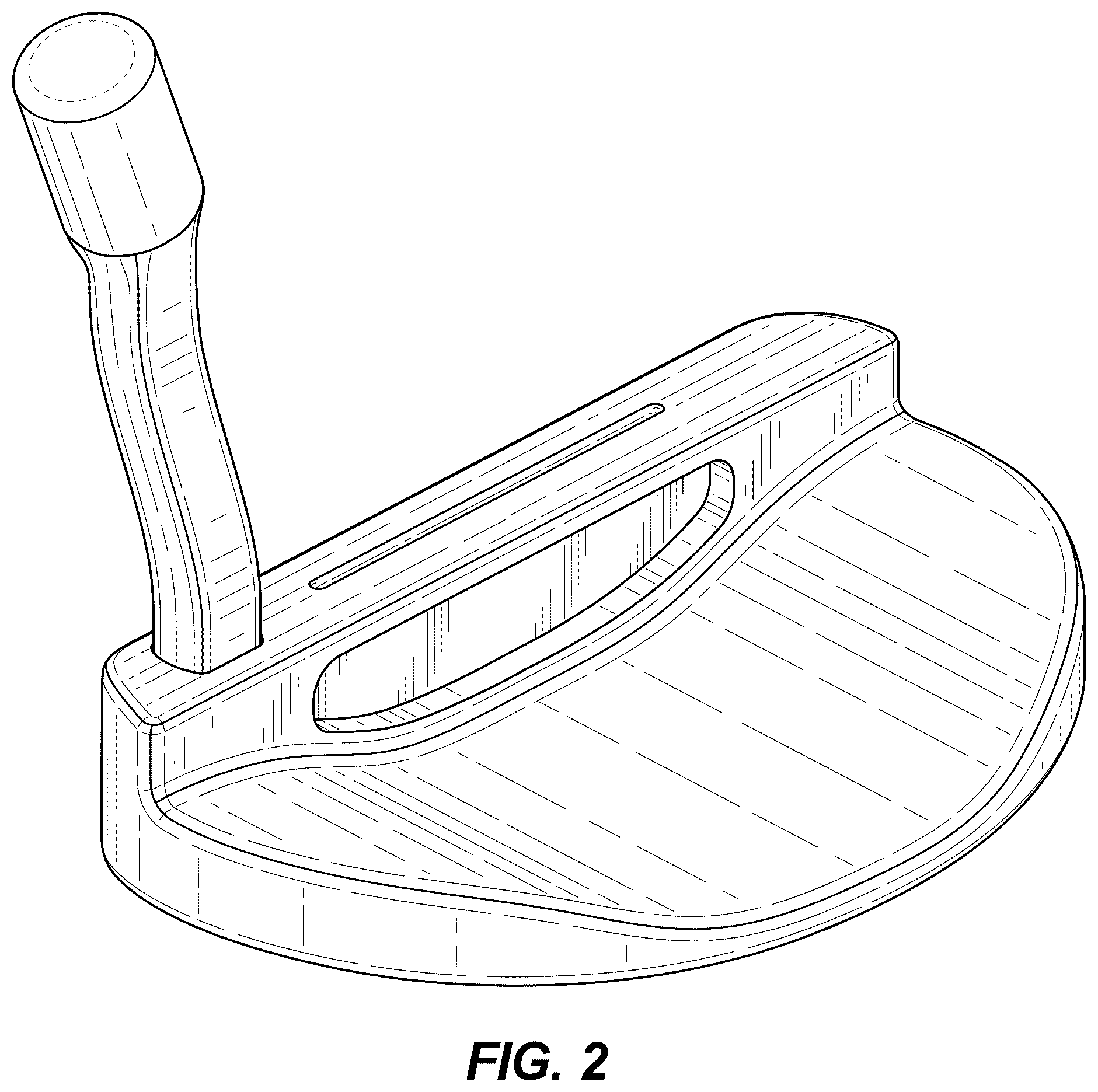 Patent USD1124207 Figure 2 – Golf club head