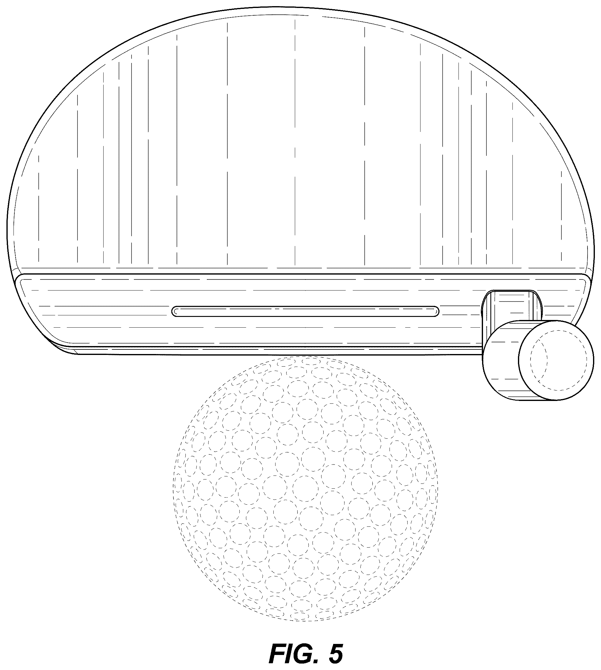 Patent USD1124207 Figure 5 – Golf club head