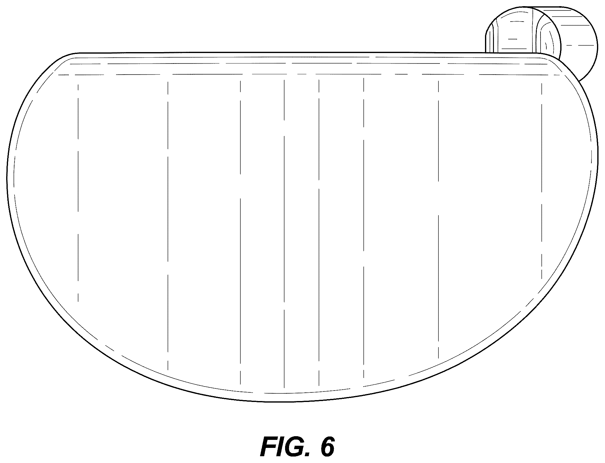 Patent USD1124207 Figure 6 – Golf club head